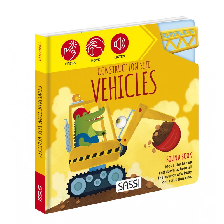 Sound Book - Construction Site Vehicles-Nursery & Nurture-Sassi-The Bay Room