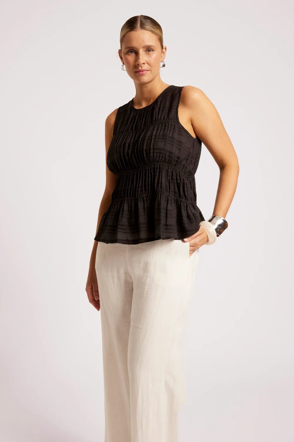 Sovana Tank - Black-Tops-Eb & Ive-The Bay Room