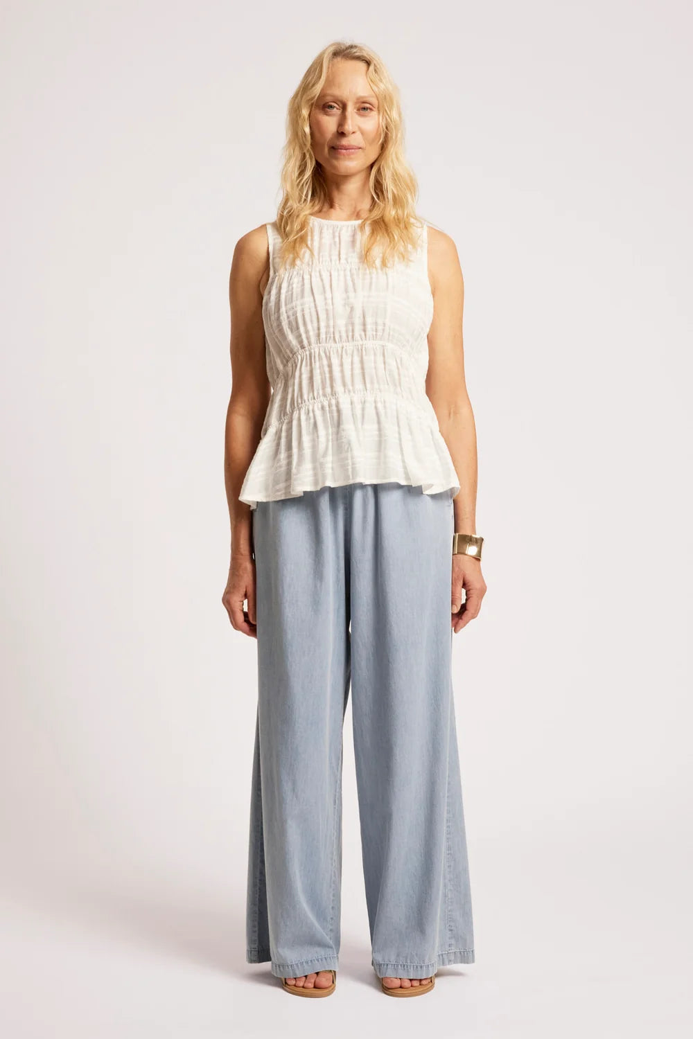 Sovana Tank - White-Tops-Eb & Ive-The Bay Room