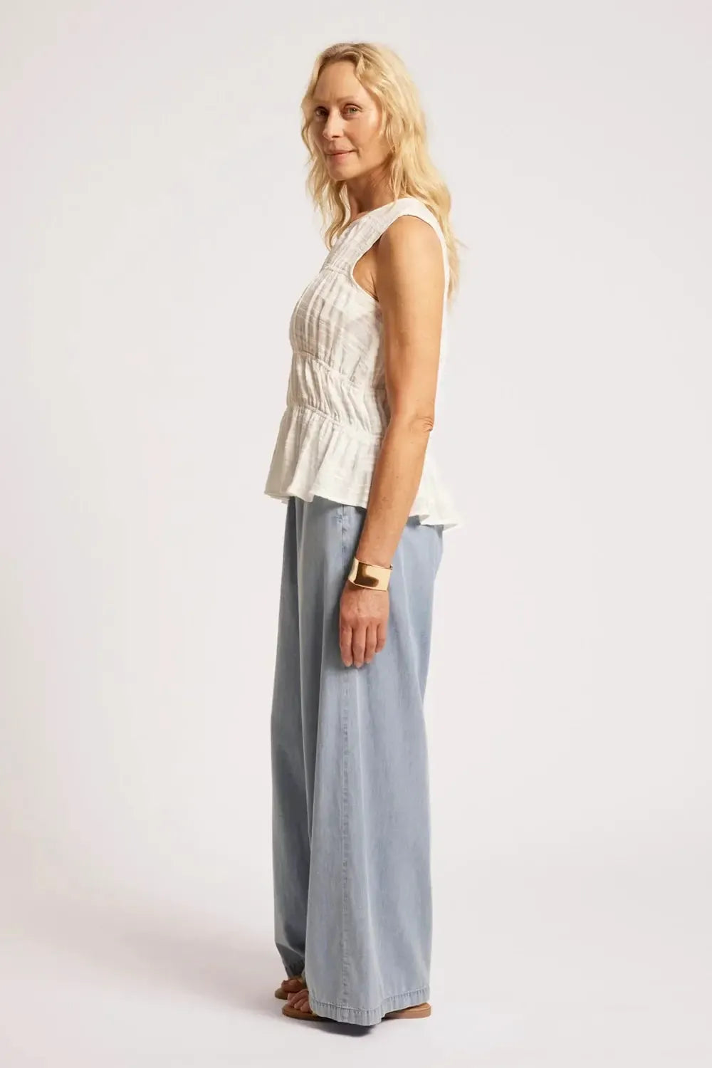 Sovana Tank - White-Tops-Eb & Ive-The Bay Room