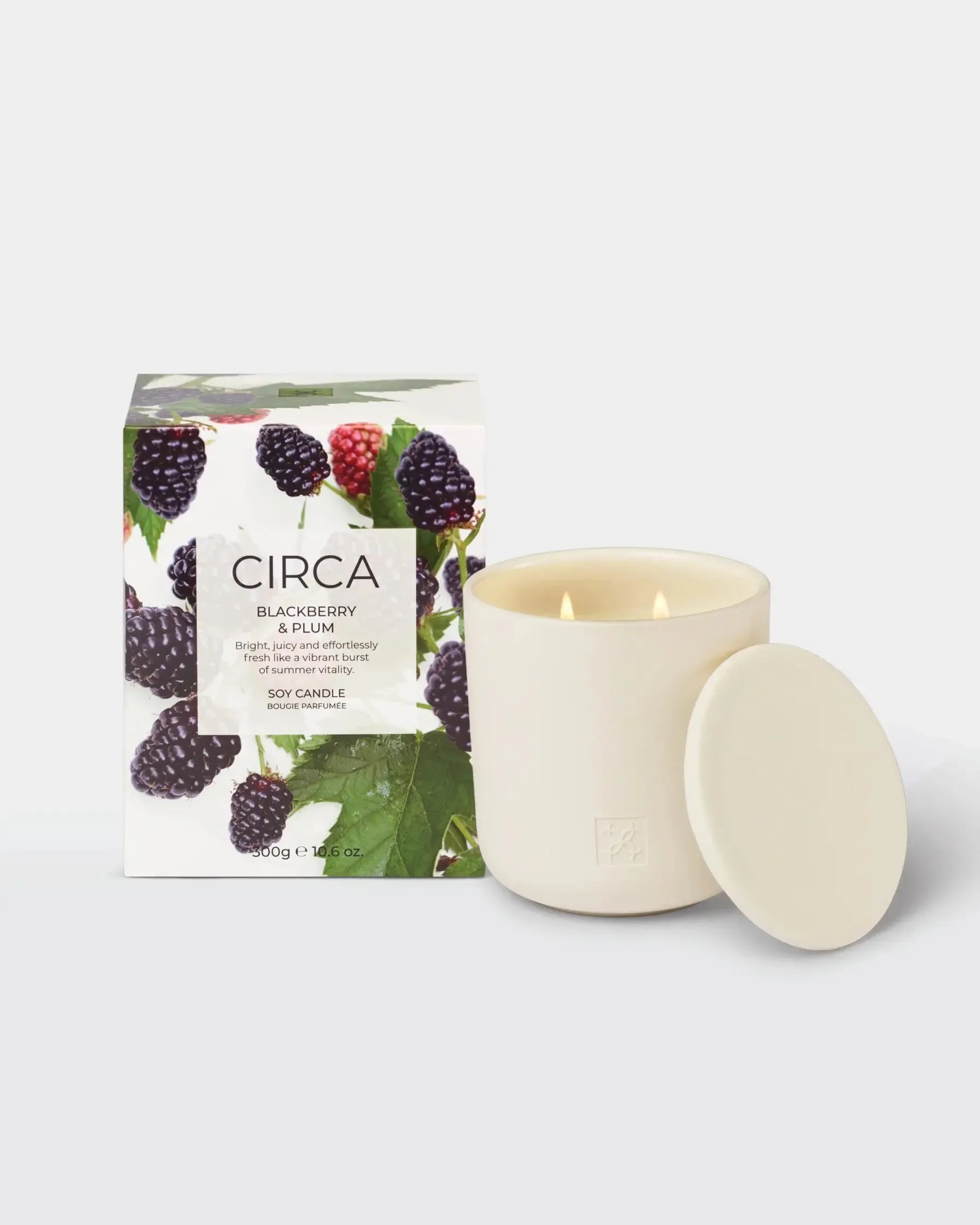 Soy Candle 300g-Candles & Fragrances-Circa-Blackberry & Plum-The Bay Room