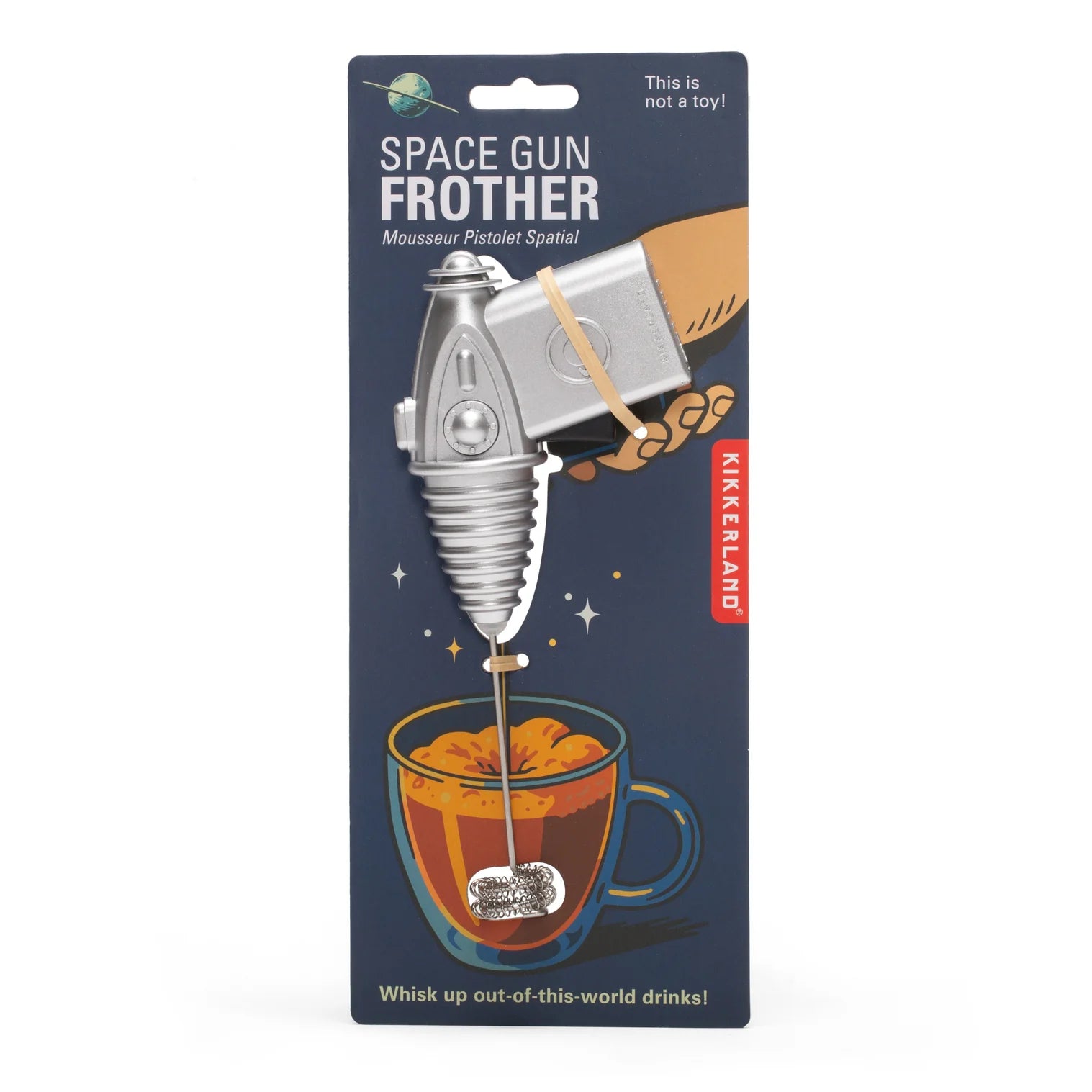 Space Gun Frother-Dining & Entertaining-Kikkerland-The Bay Room