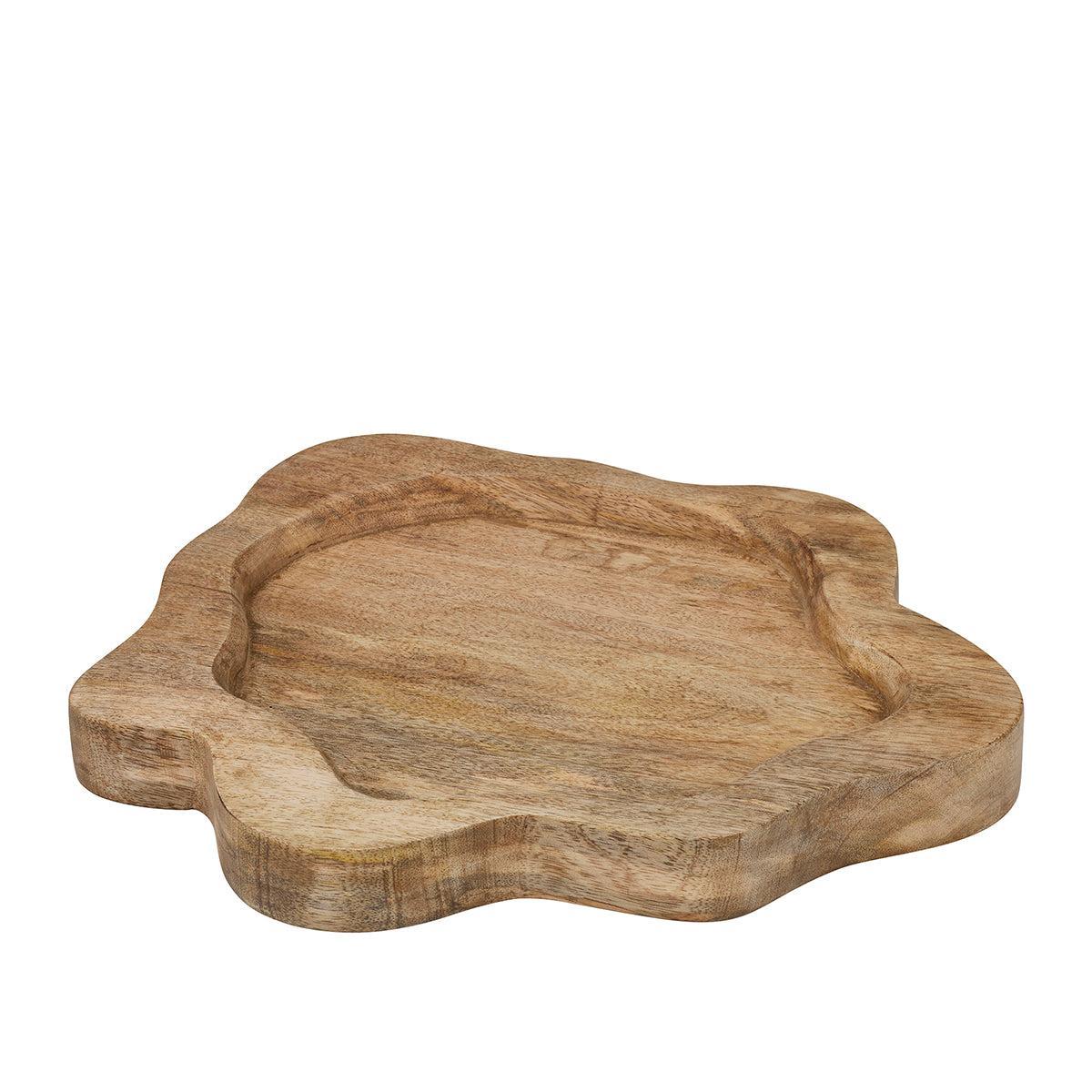 Splash Wood Tray 32x3.5x35cm Natural-Decor Items-Coast To Coast Home-The Bay Room