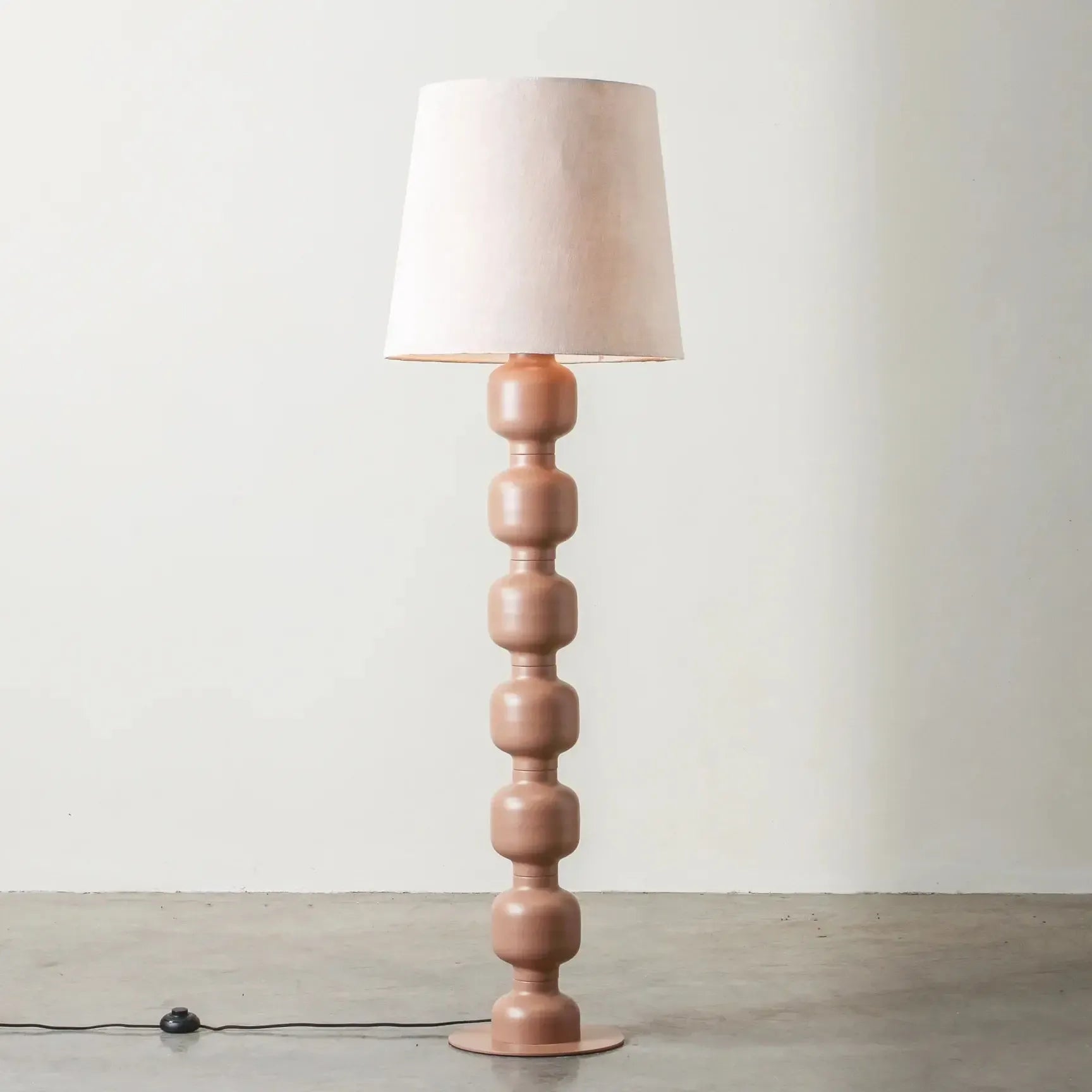 Spool Floor Lamp Nougat-Lighting-Indigo Love-The Bay Room