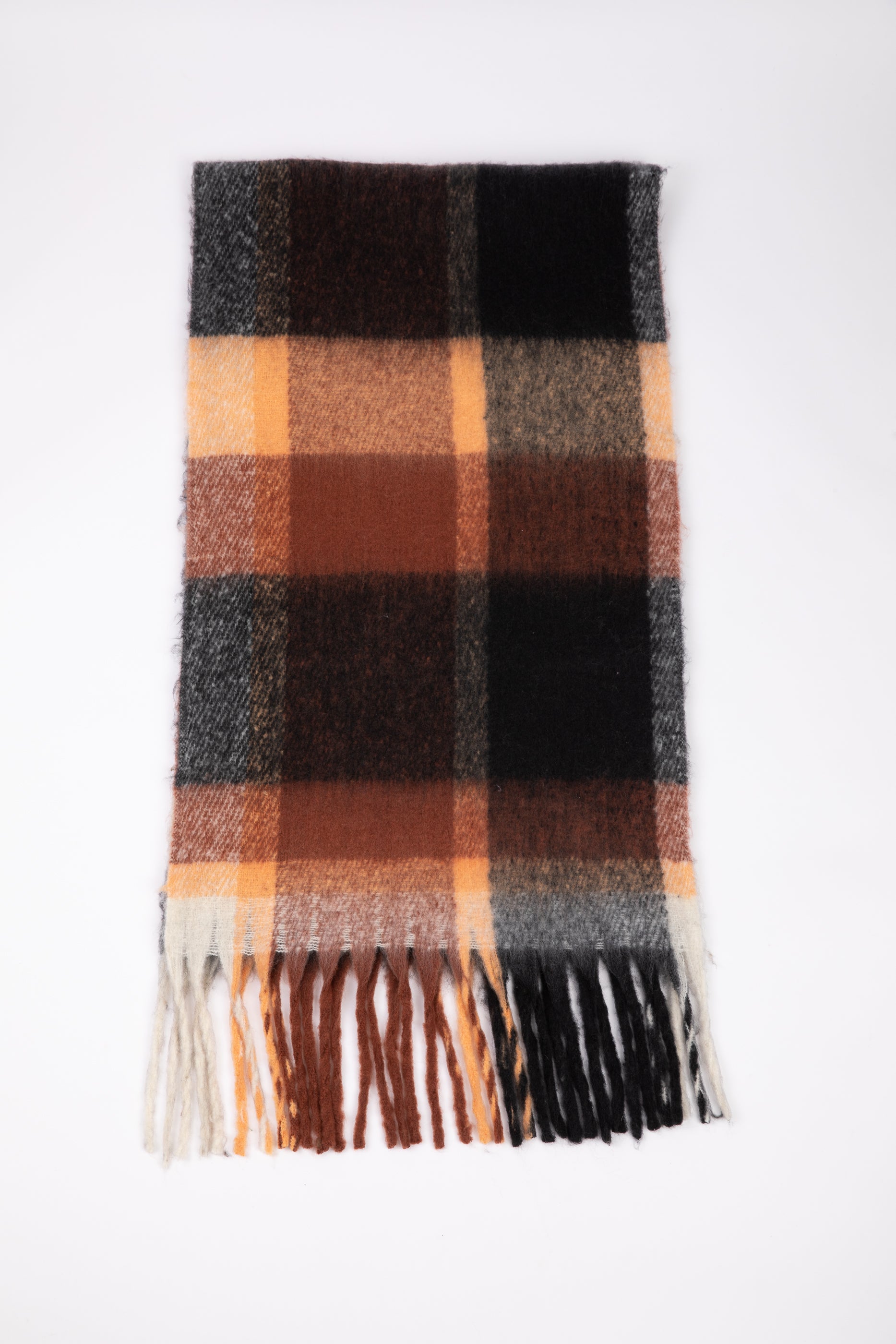 Stansbury Scarf - Orange/Black-Scarves, Belts & Gloves-Holiday-The Bay Room