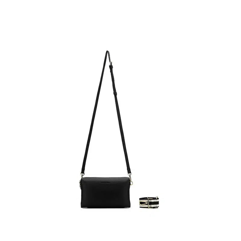 Stella Black Crossbody Bag-Bags & Clutches-Black Caviar Designs-The Bay Room