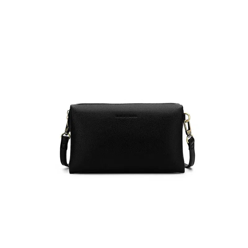 Stella Black Crossbody Bag-Bags & Clutches-Black Caviar Designs-The Bay Room