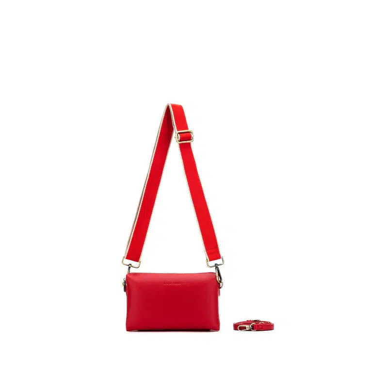 Stella Red Crossbody Bag-Bags & Clutches-Black Caviar Designs-The Bay Room