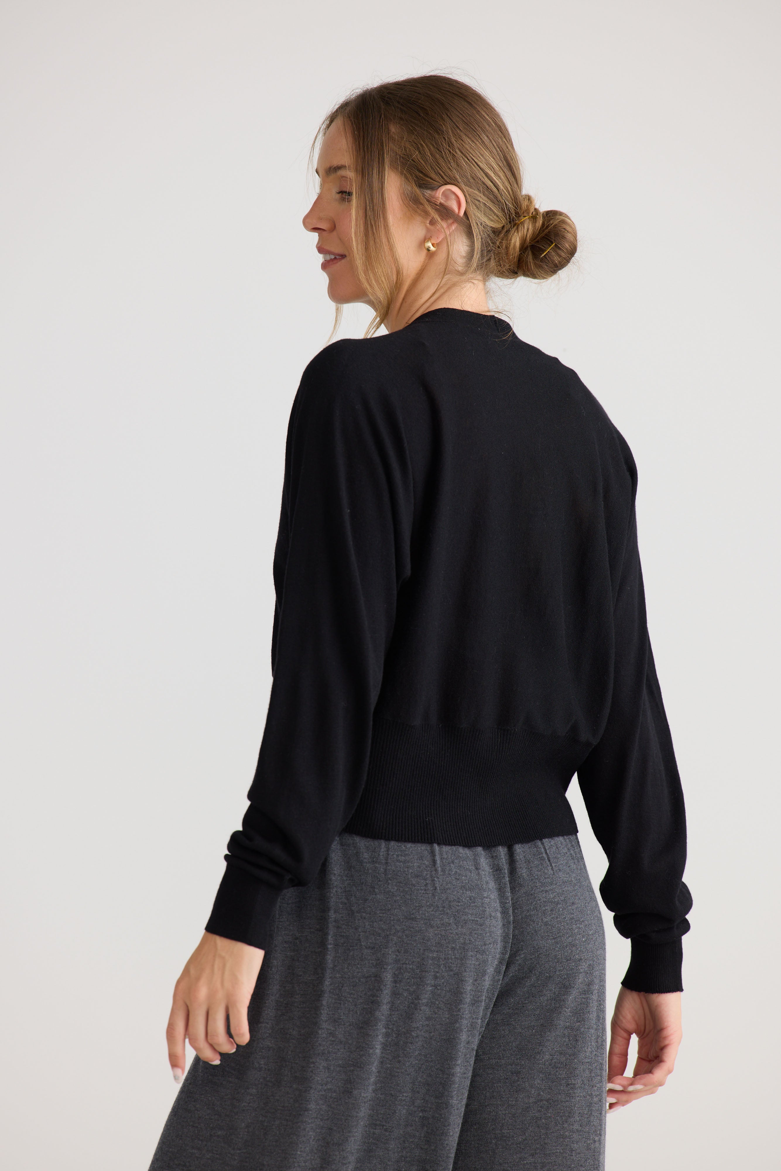 Stillness Knit - Black-Knitwear & Jumpers-Home Love-The Bay Room