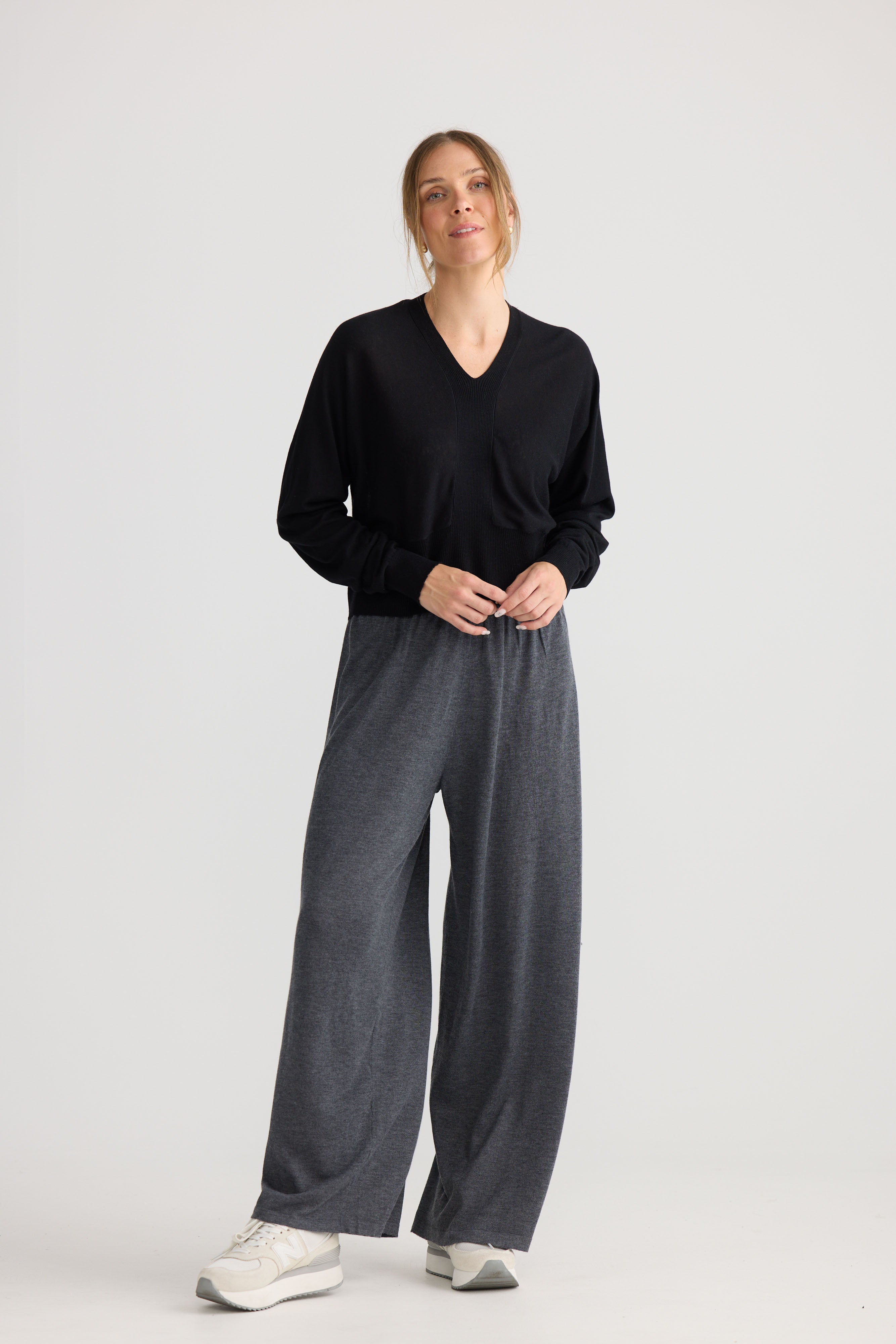 Stillness Knit - Black-Knitwear & Jumpers-Home Love-The Bay Room