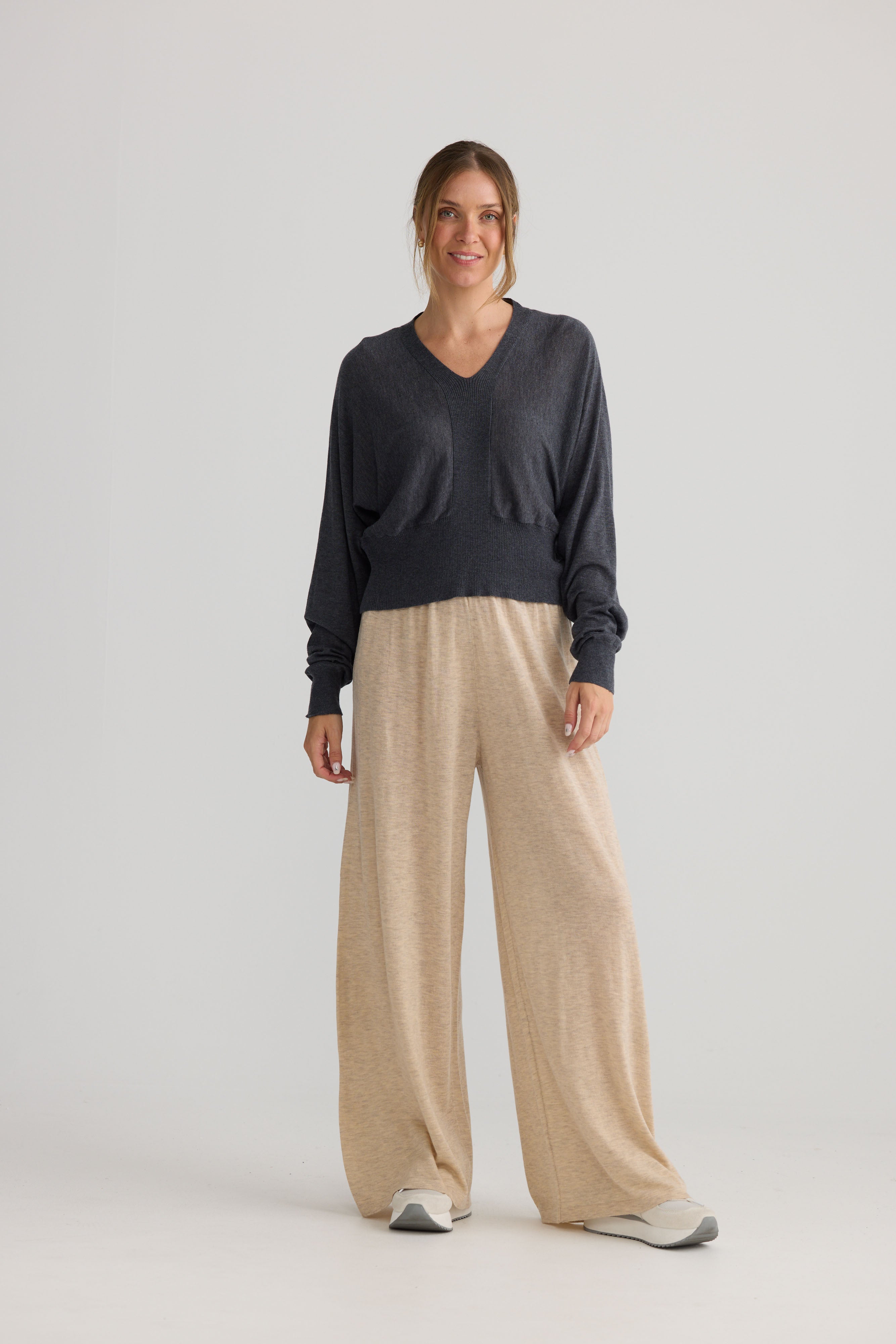 Stillness Knit - Charcoal-Knitwear & Jumpers-Home Love-The Bay Room