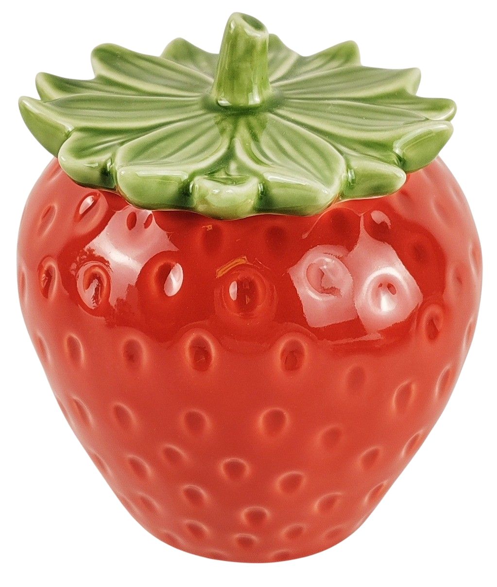 Strawberry Jar Red 13cm-Pots, Planters & Vases-Urban Products-The Bay Room