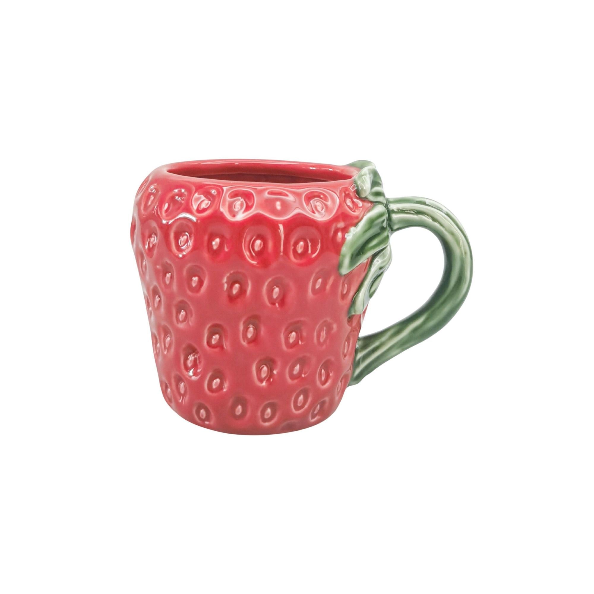 Strawberry Mug Red 9cm-Dining & Entertaining-Urban Products-The Bay Room