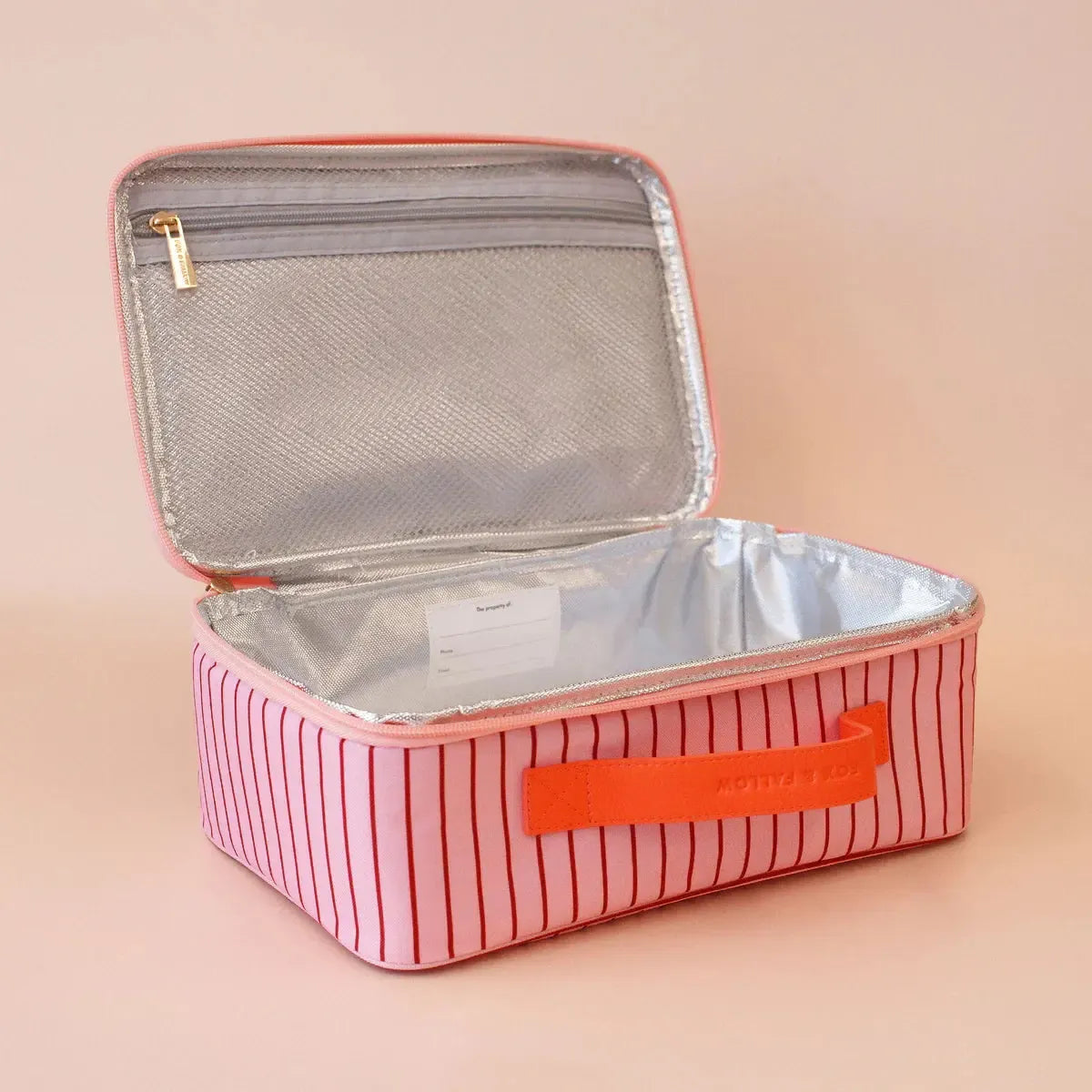 Strawberry Stripe Large Lunch Bag-Nursery & Nurture-Fox & Fallow-The Bay Room