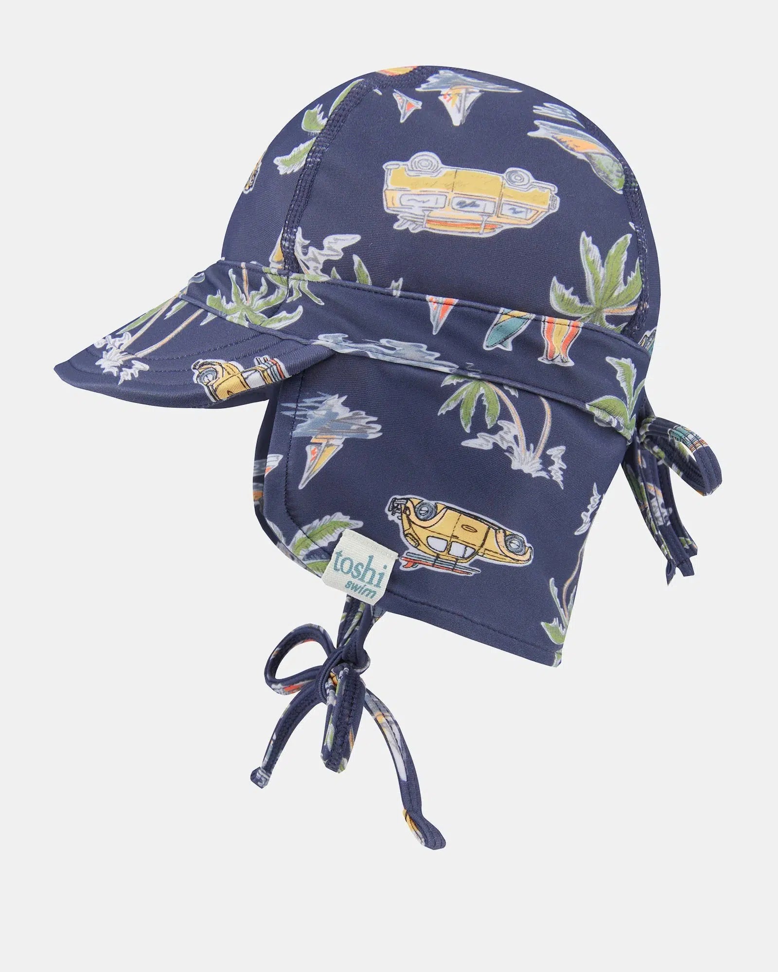 Swim Baby Flap Cap Classic - Surf Twilight-Clothing & Accessories-Toshi-The Bay Room