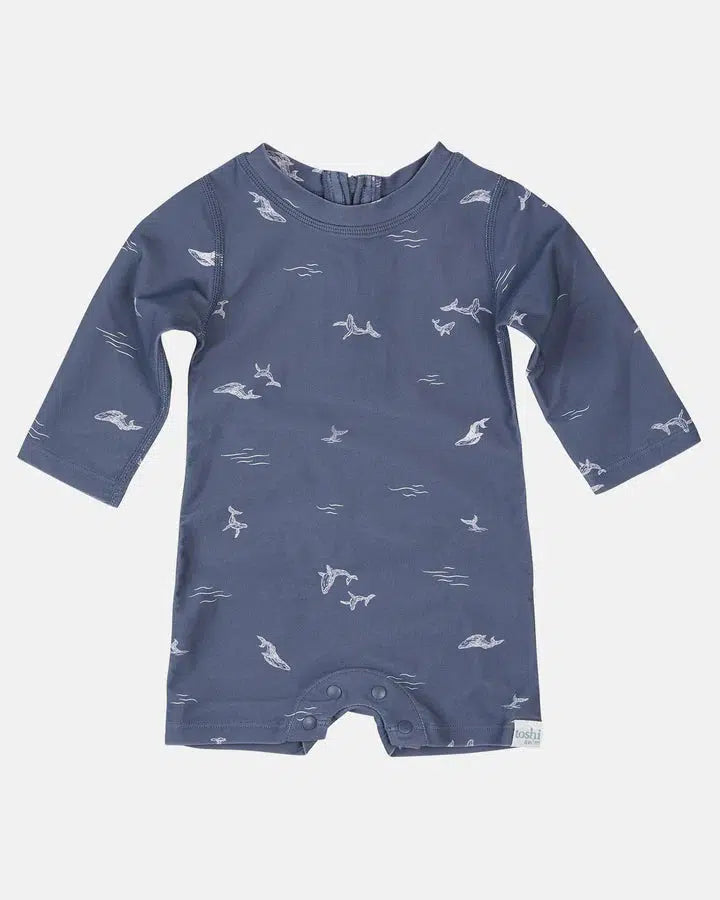 Swim Baby Onesie Long Sleeve Classic - Whales-Clothing & Accessories-Toshi-The Bay Room