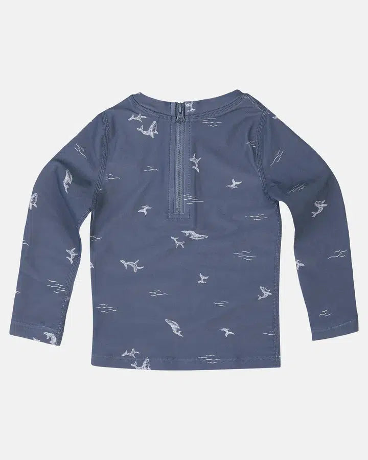 Swim Baby Rashie Long Sleeve Classic - Whales-Clothing & Accessories-Toshi-The Bay Room