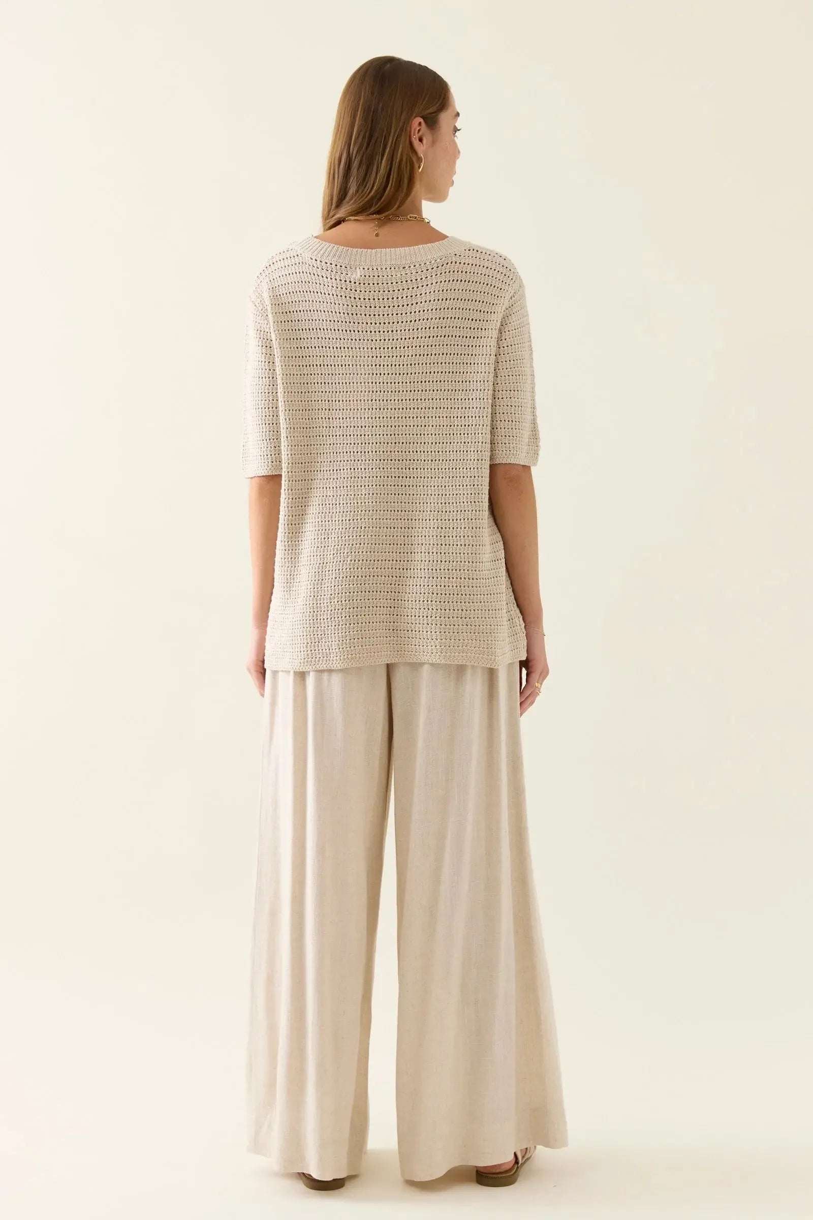 Sylvie Knit Tshirt - Canvas-Isle Of Mine-The Bay Room