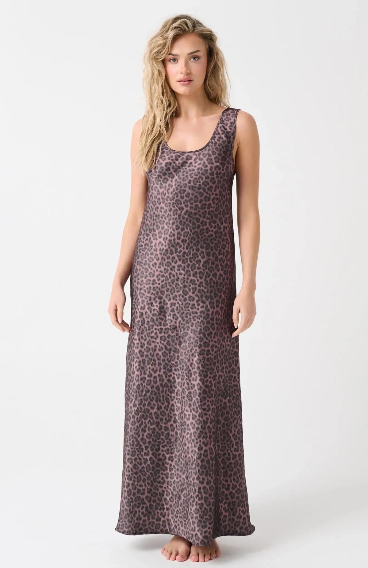 Sylvie Slip - Chocolate Leopard-Tops-Cartel & Willow-The Bay Room