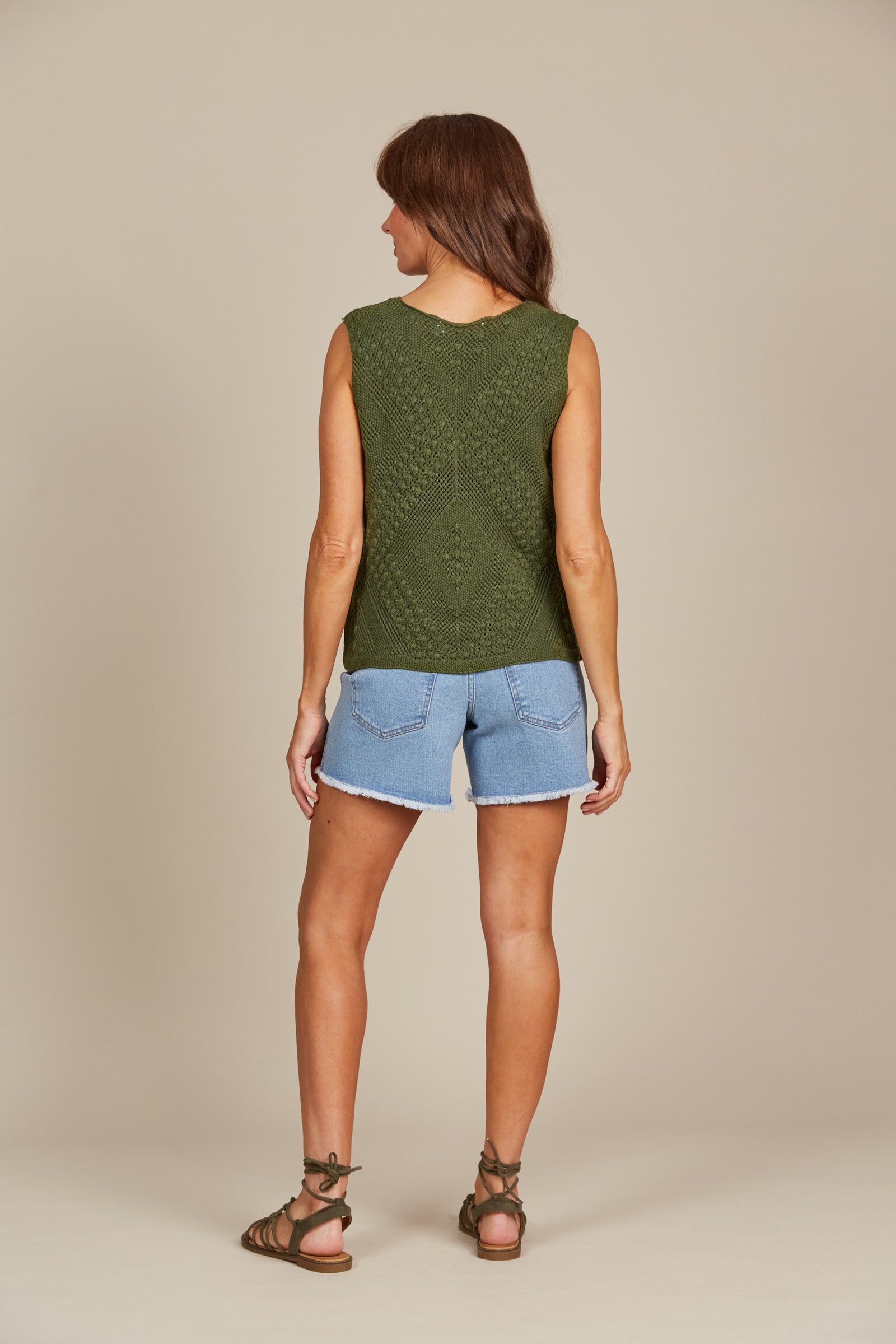 Sylvie Top - Olive-Tops-Isle Of Mine-The Bay Room