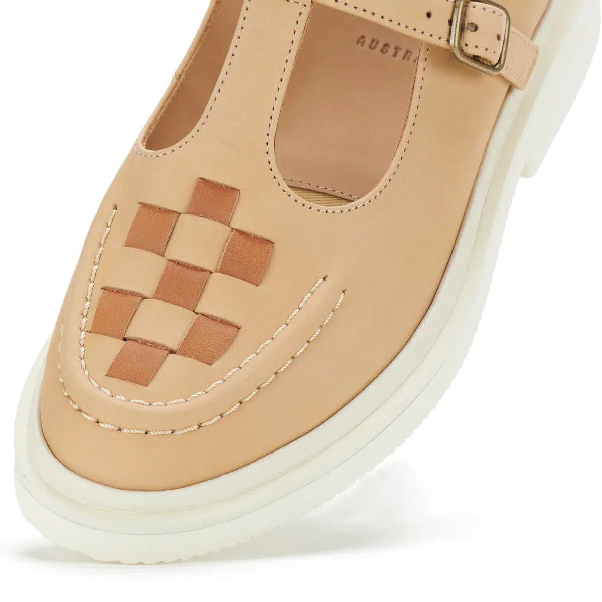 T-Bar Loafer Rise Soft Tan-Footwear-Rollie-The Bay Room