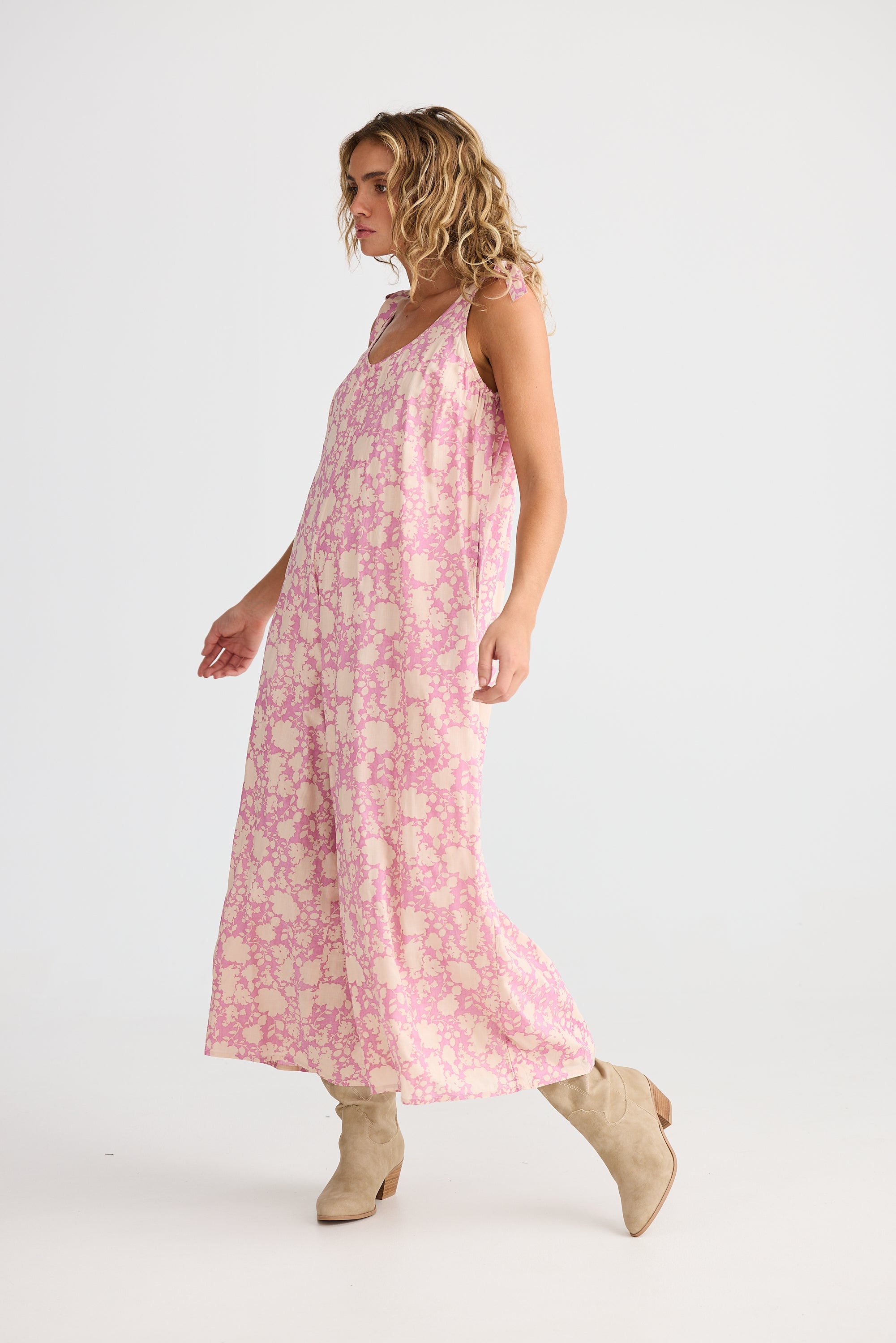Temple Jumpsuit - Meadow Muse-Playsuits, Jumpsuits & Overalls-Talisman-The Bay Room