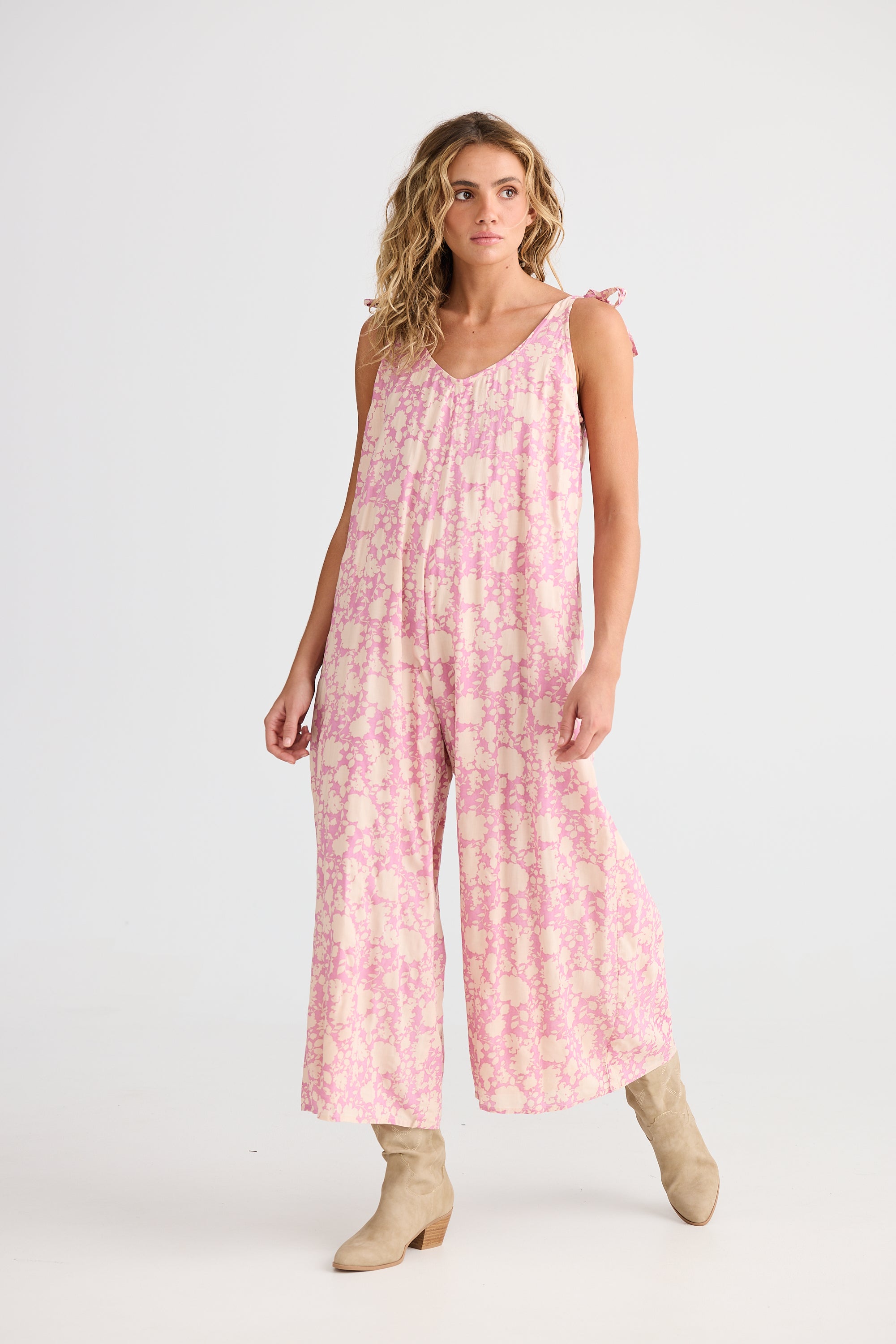 Temple Jumpsuit - Meadow Muse-Playsuits, Jumpsuits & Overalls-Talisman-The Bay Room