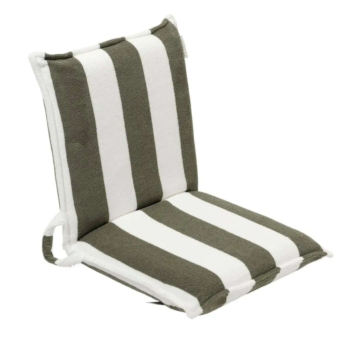 Terry Travel Lounger The Vacay Olive Stripe-Travel & Outdoors-Sunny Life-The Bay Room