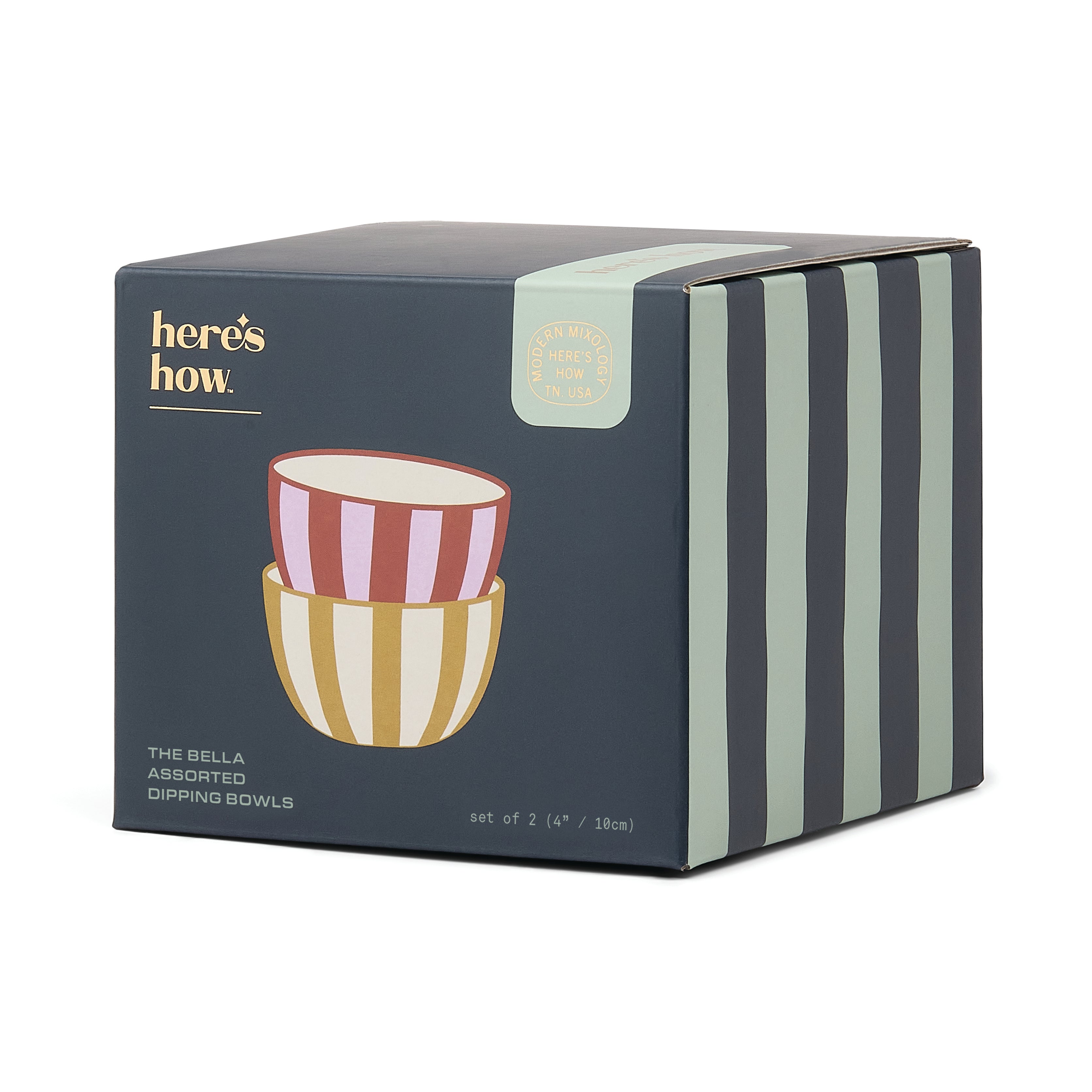 The Bella Set of 2 Dipping Bowls Lilac/Rust + Ochre-Dining & Entertaining-Here's How-The Bay Room