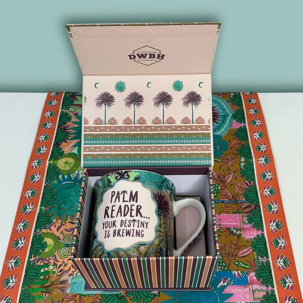 The Brew Me Up Mug Palm in Gift Box-Dining & Entertaining-DWBH-The Bay Room