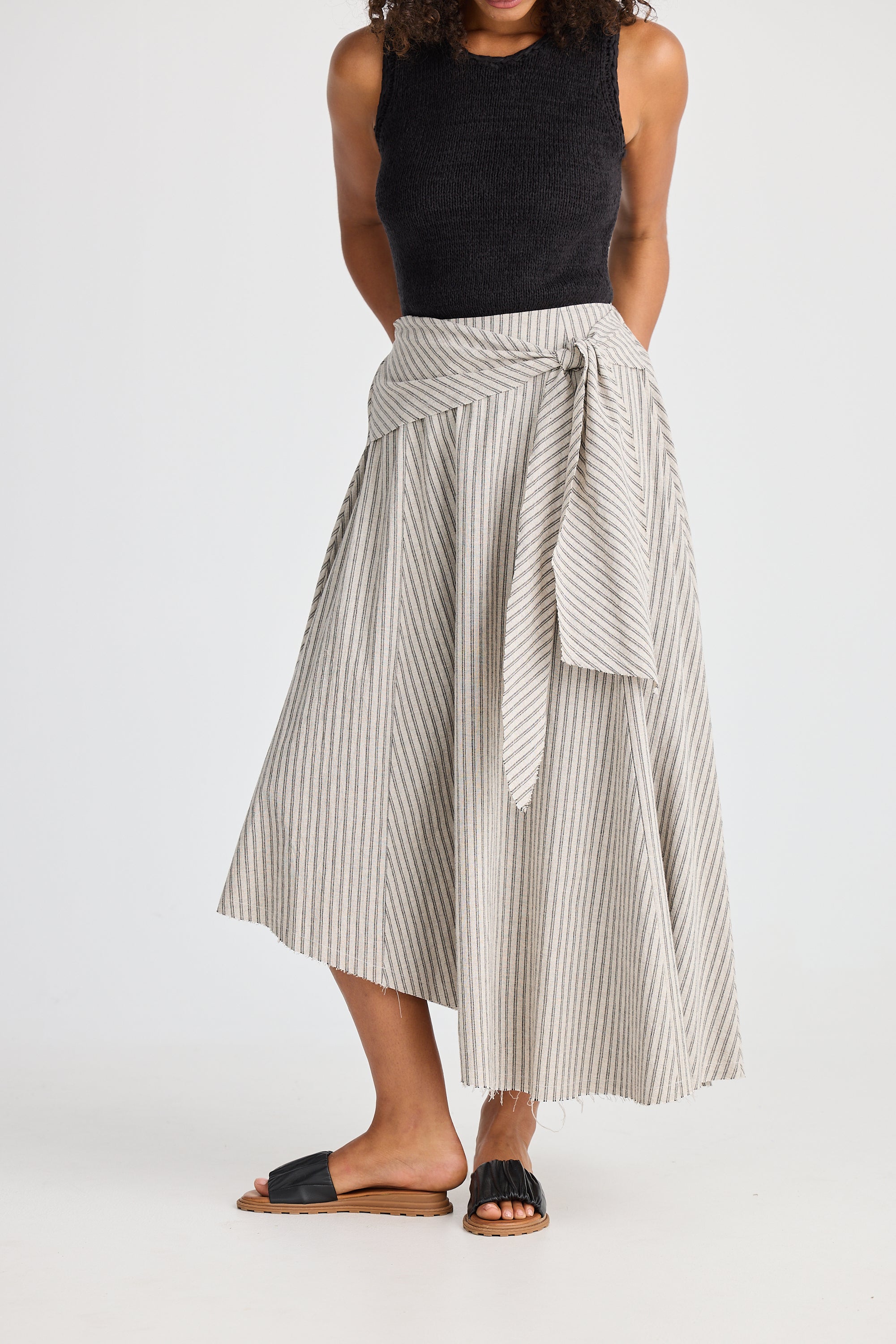 The Edit Skirt - Pisa Stripe-Skirts-The Shanty Corporation-The Bay Room