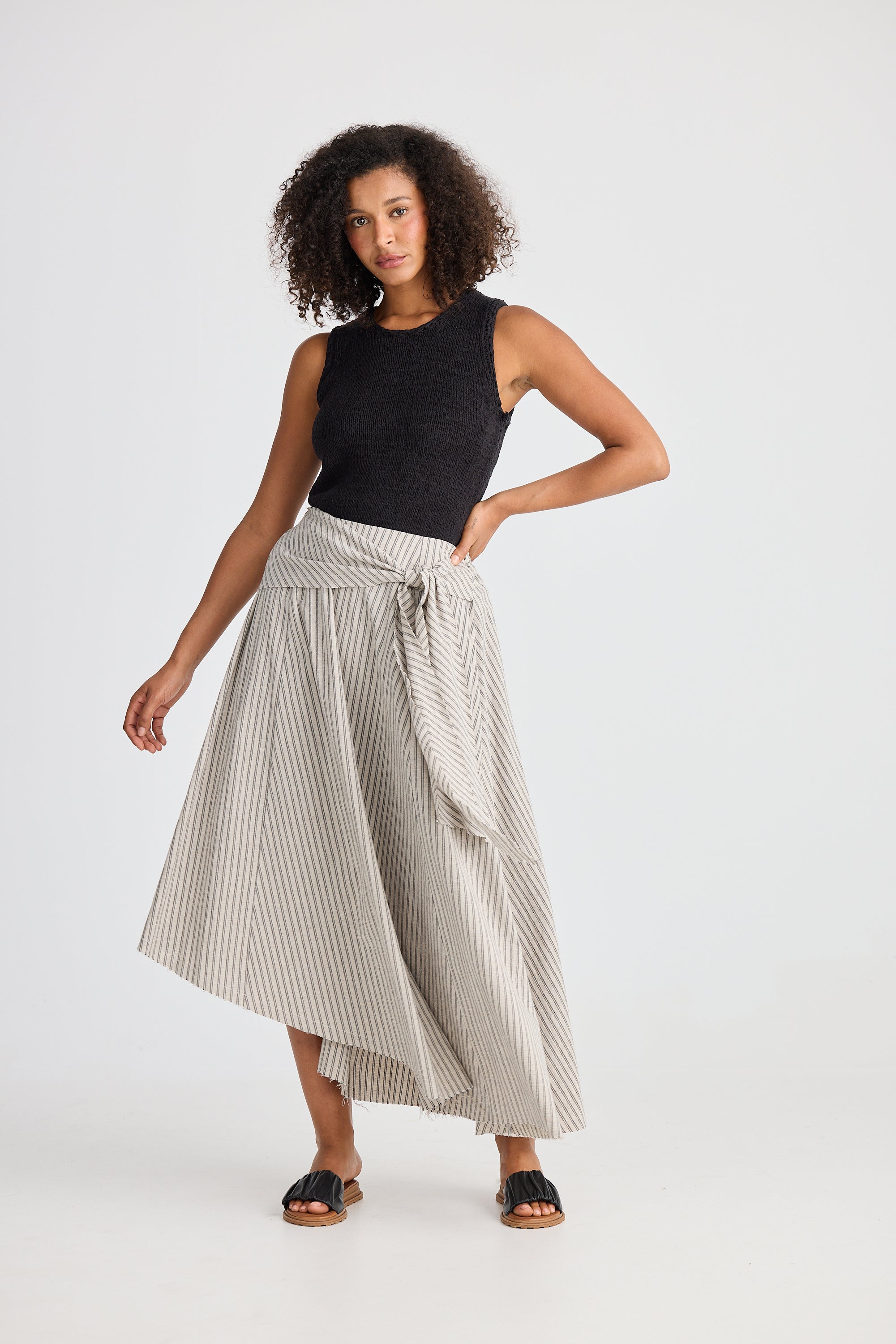 The Edit Skirt - Pisa Stripe-Skirts-The Shanty Corporation-The Bay Room
