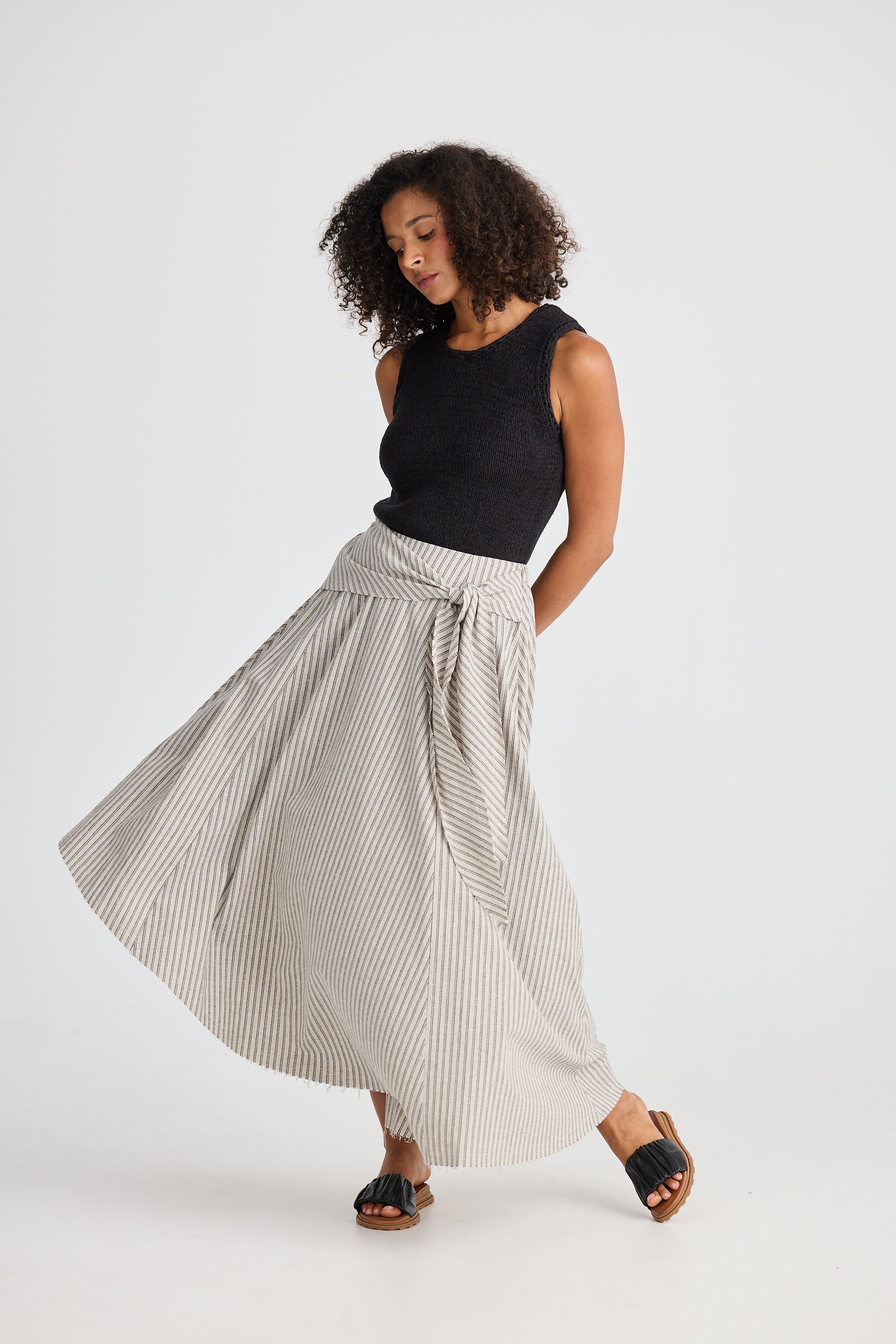 The Edit Skirt - Pisa Stripe-Skirts-The Shanty Corporation-The Bay Room