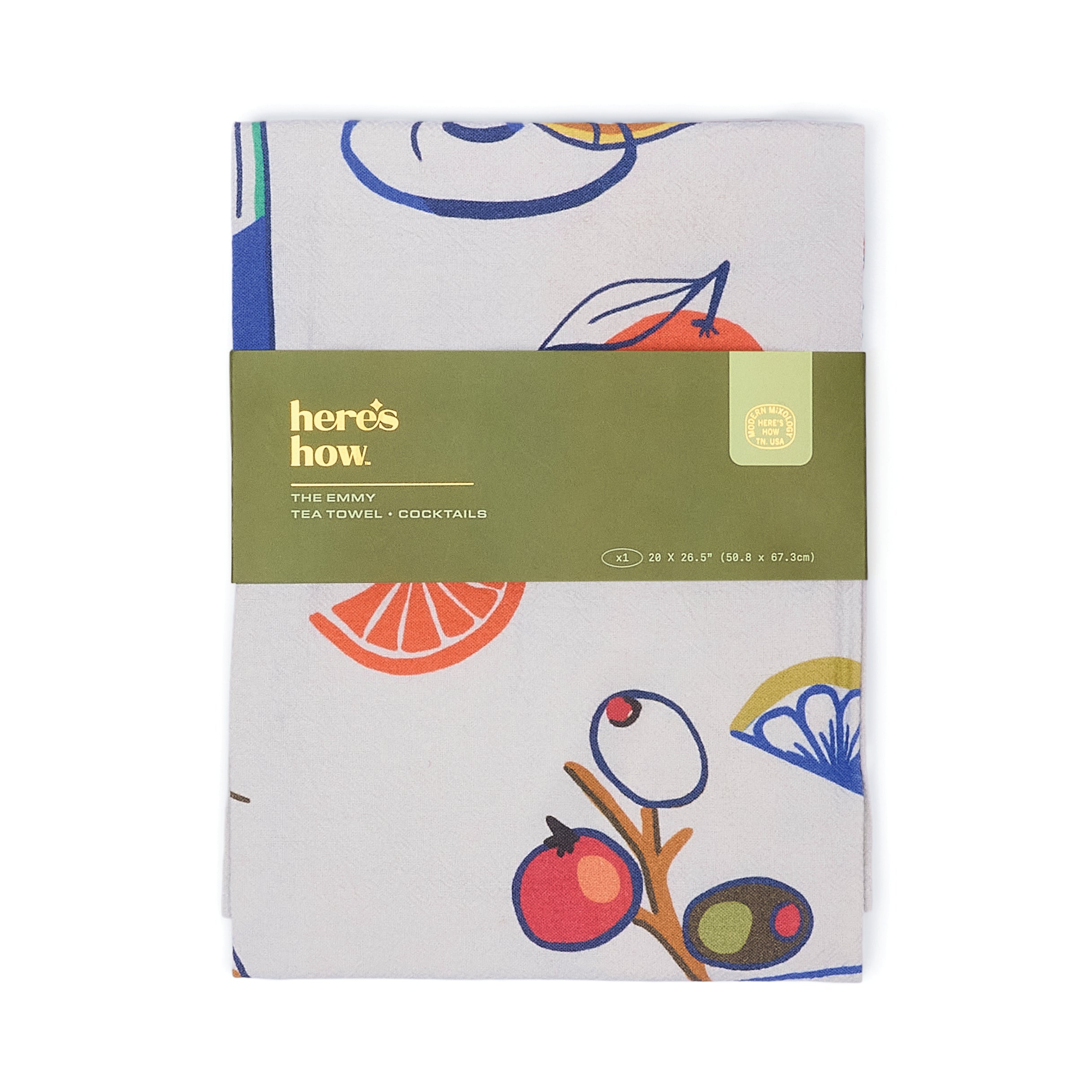The Emmy Tea Towel - Cocktails-Dining & Entertaining-Here's How-The Bay Room