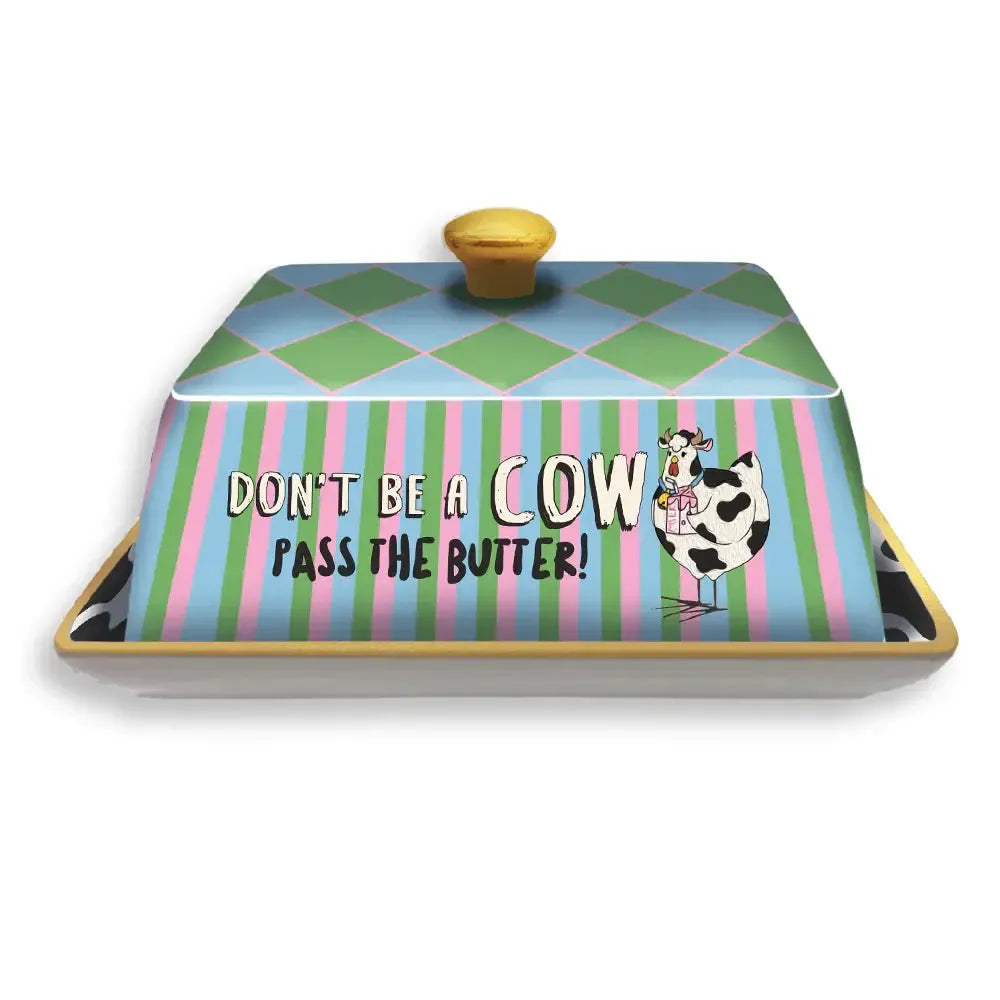 The Great Spread Butter Dish Chickcow in Gift Box-Dining & Entertaining-DWBH-The Bay Room