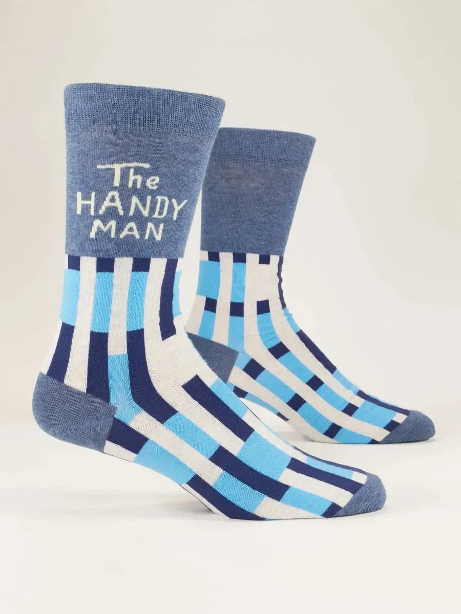 The Handyman Men's Crew Socks-Fun & Games-Blue Q-The Bay Room