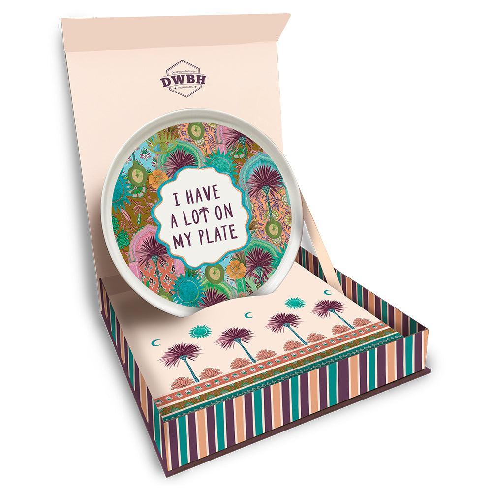 The Lil Grazing Plate Palm in Gift Box-Dining & Entertaining-DWBH-The Bay Room
