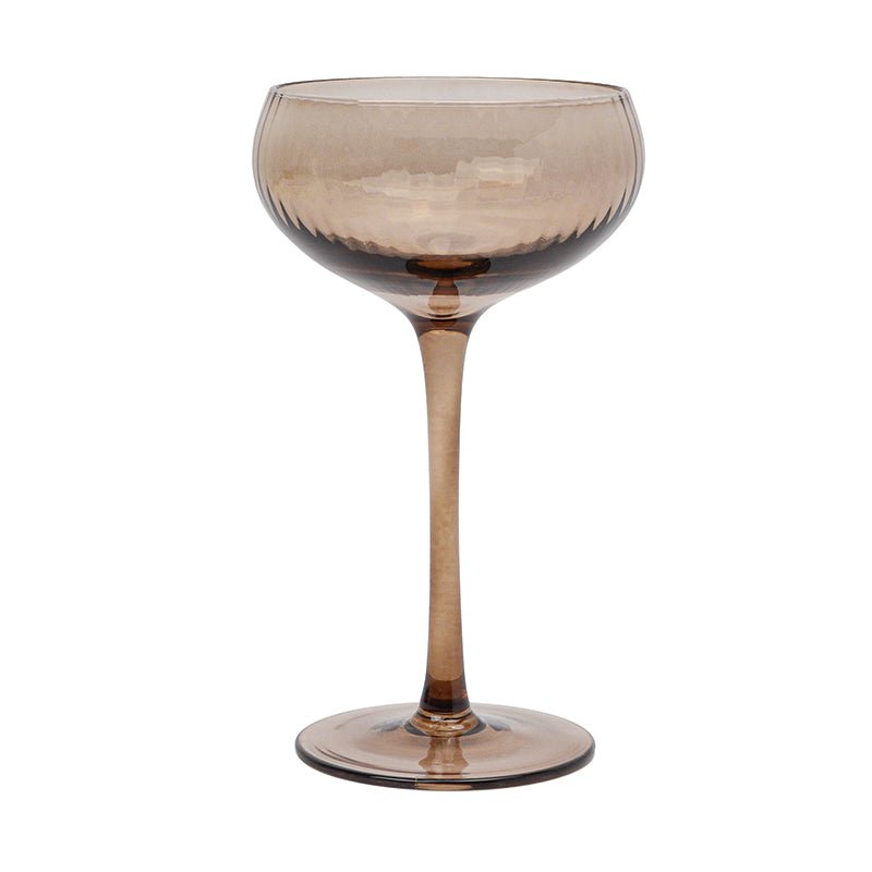 The Lou Coupe Glass - Set of 2 Smoke-Dining & Entertaining-Here's How-The Bay Room