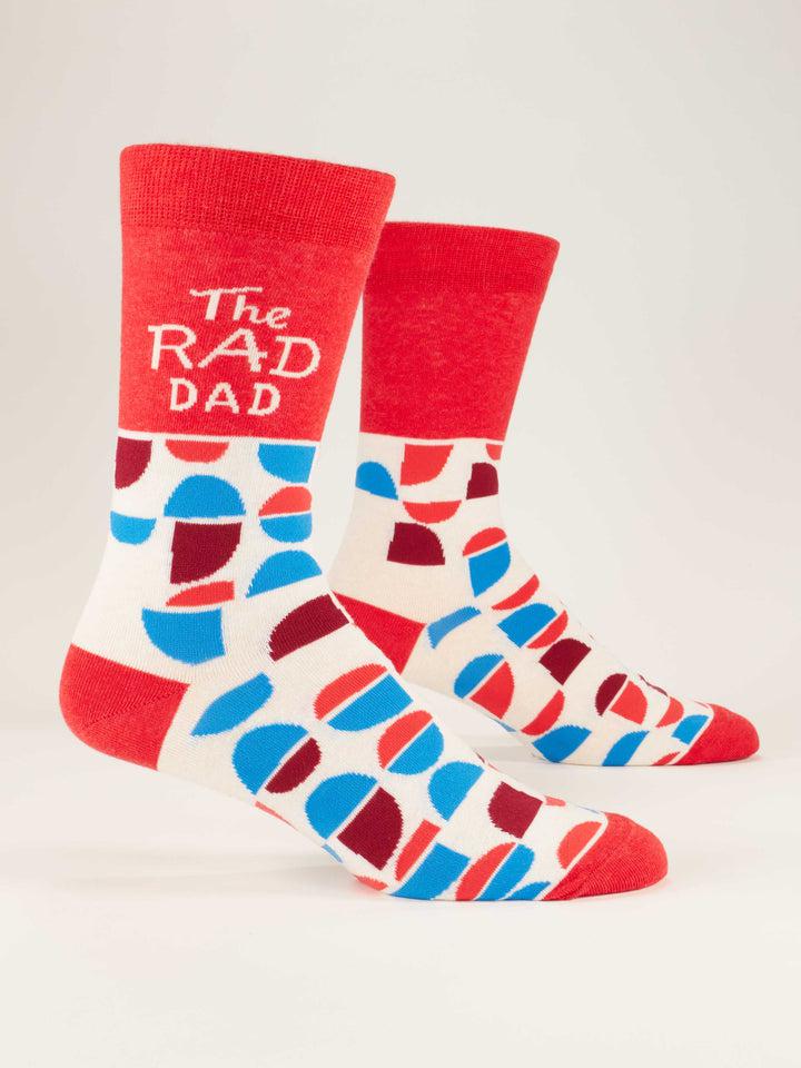 The Rad Dad Men's Crew Socks-Fun & Games-Blue Q-Men's Shoe Size 7-12-The Bay Room