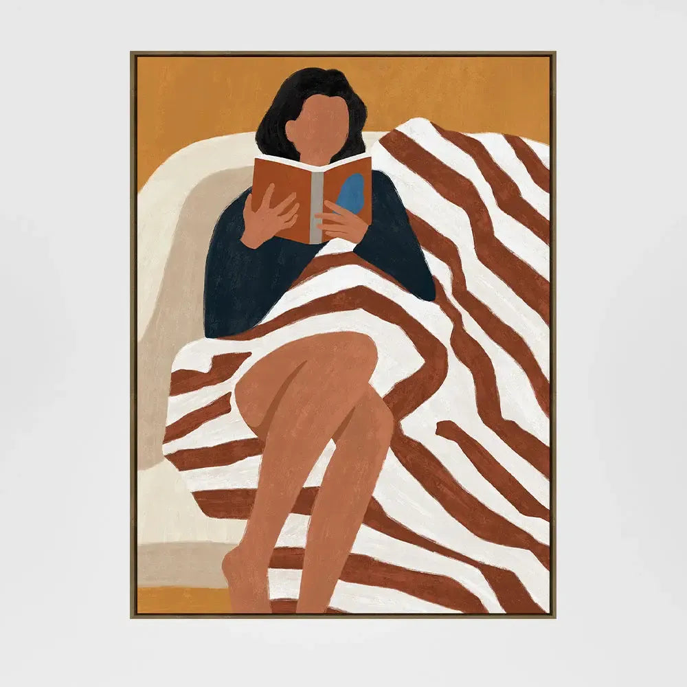 The Reader Canvas Wall Art 90x120cm-Wall Decor-Florabelle-The Bay Room