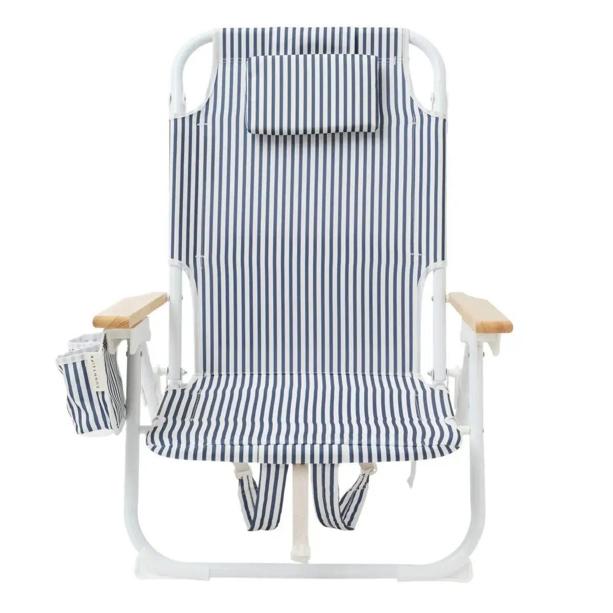 The Resort Luxe Beach Chair Coastal Blue-Travel & Outdoors-Sunny Life-The Bay Room