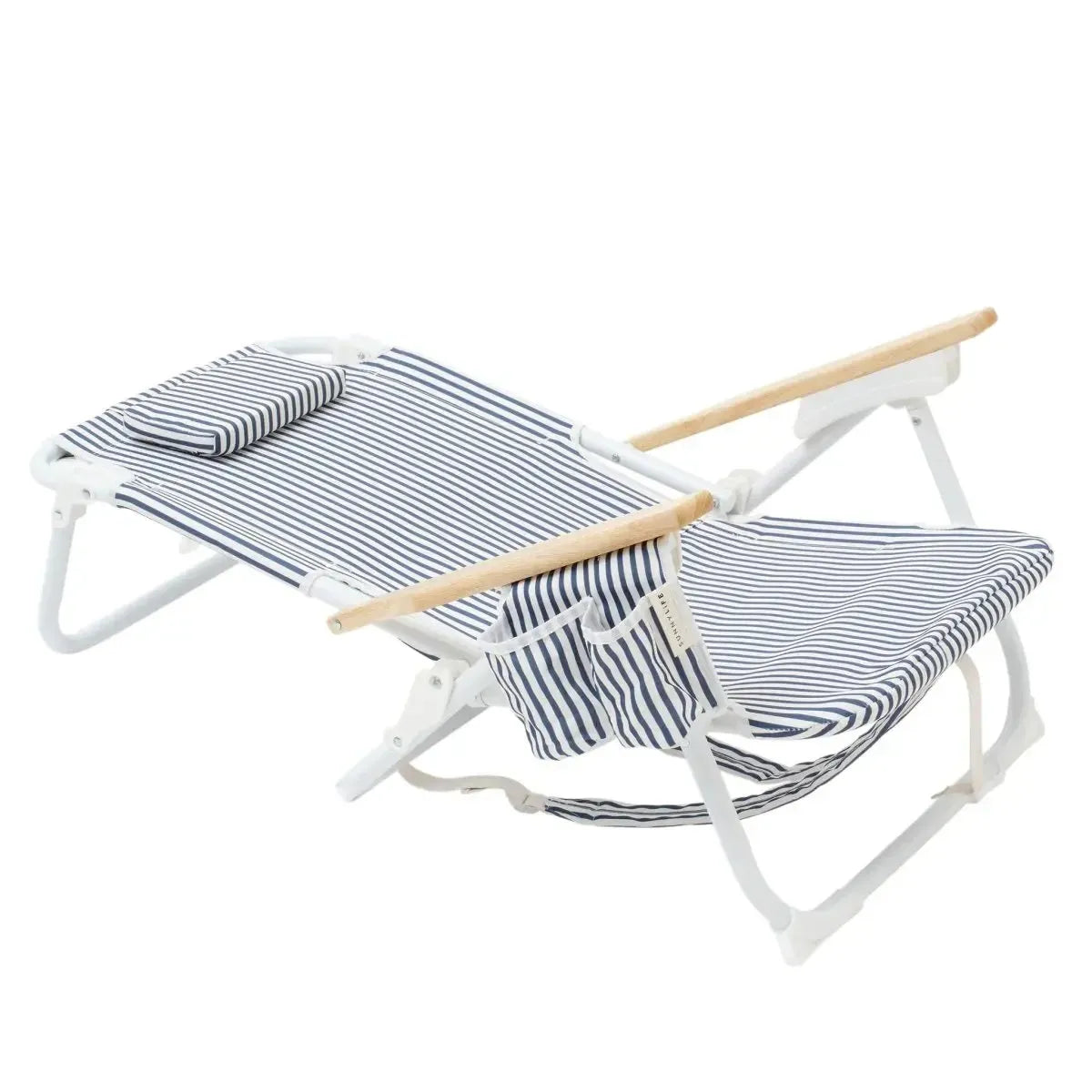 The Resort Luxe Beach Chair Coastal Blue-Travel & Outdoors-Sunny Life-The Bay Room