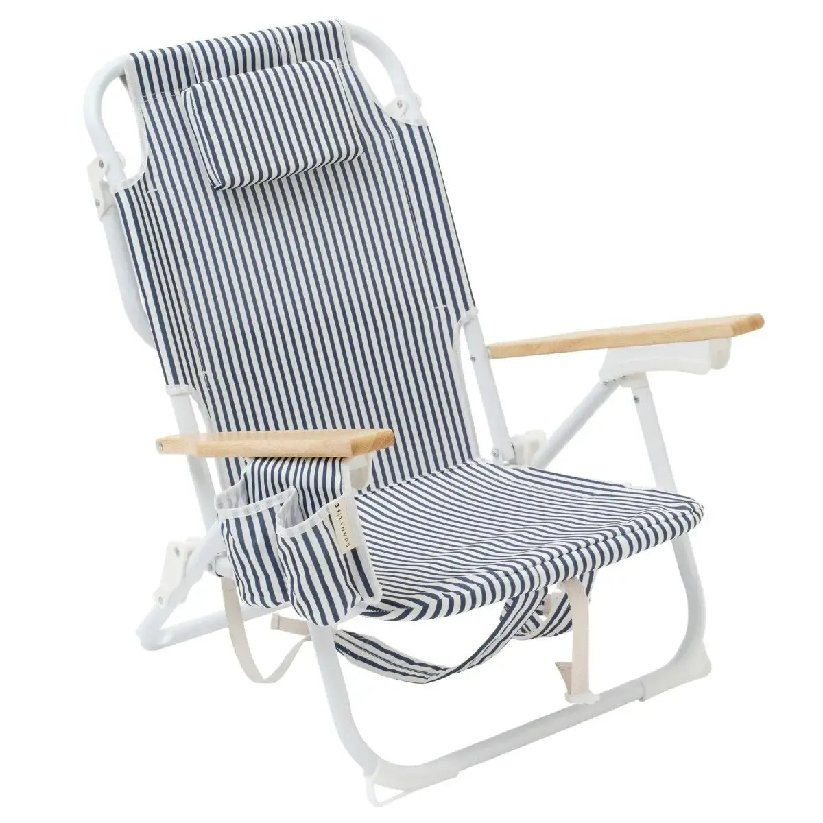 The Resort Luxe Beach Chair Coastal Blue-Travel & Outdoors-Sunny Life-The Bay Room