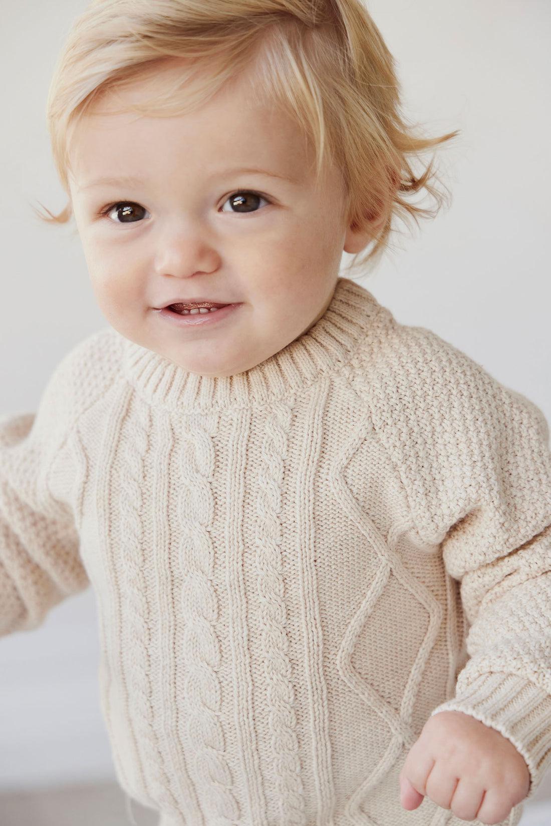 Thomas Jumper - Oatmeal Marle-Clothing & Accessories-Jamie Kay-The Bay Room