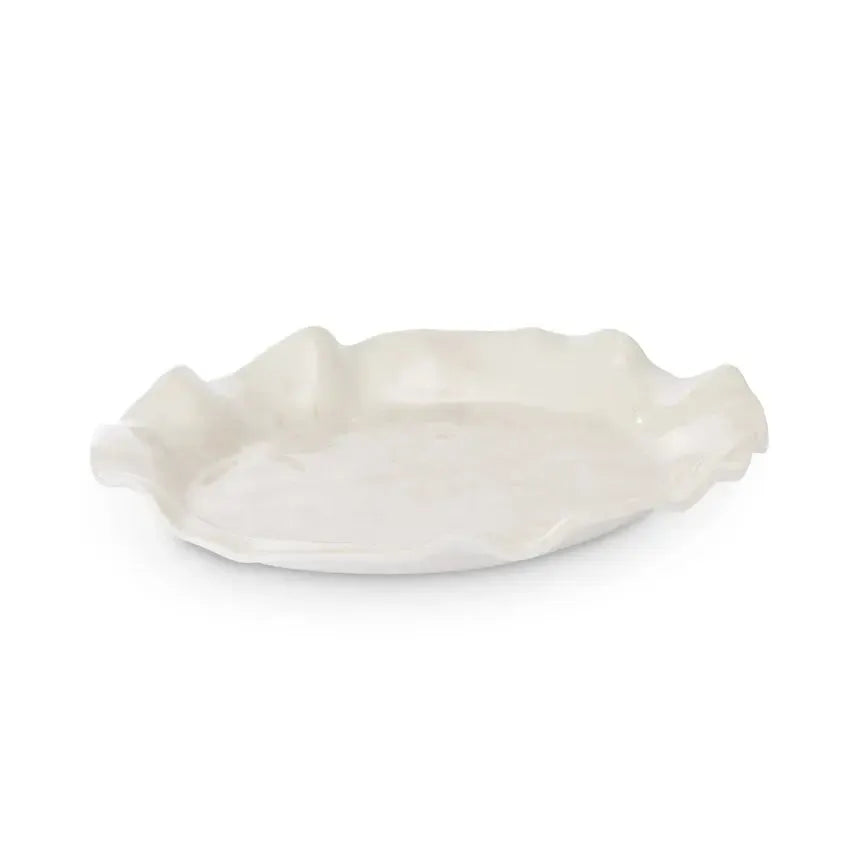 Tide Melamine Ivory Platter 47x36cm-Dining & Entertaining-Madras Link-The Bay Room