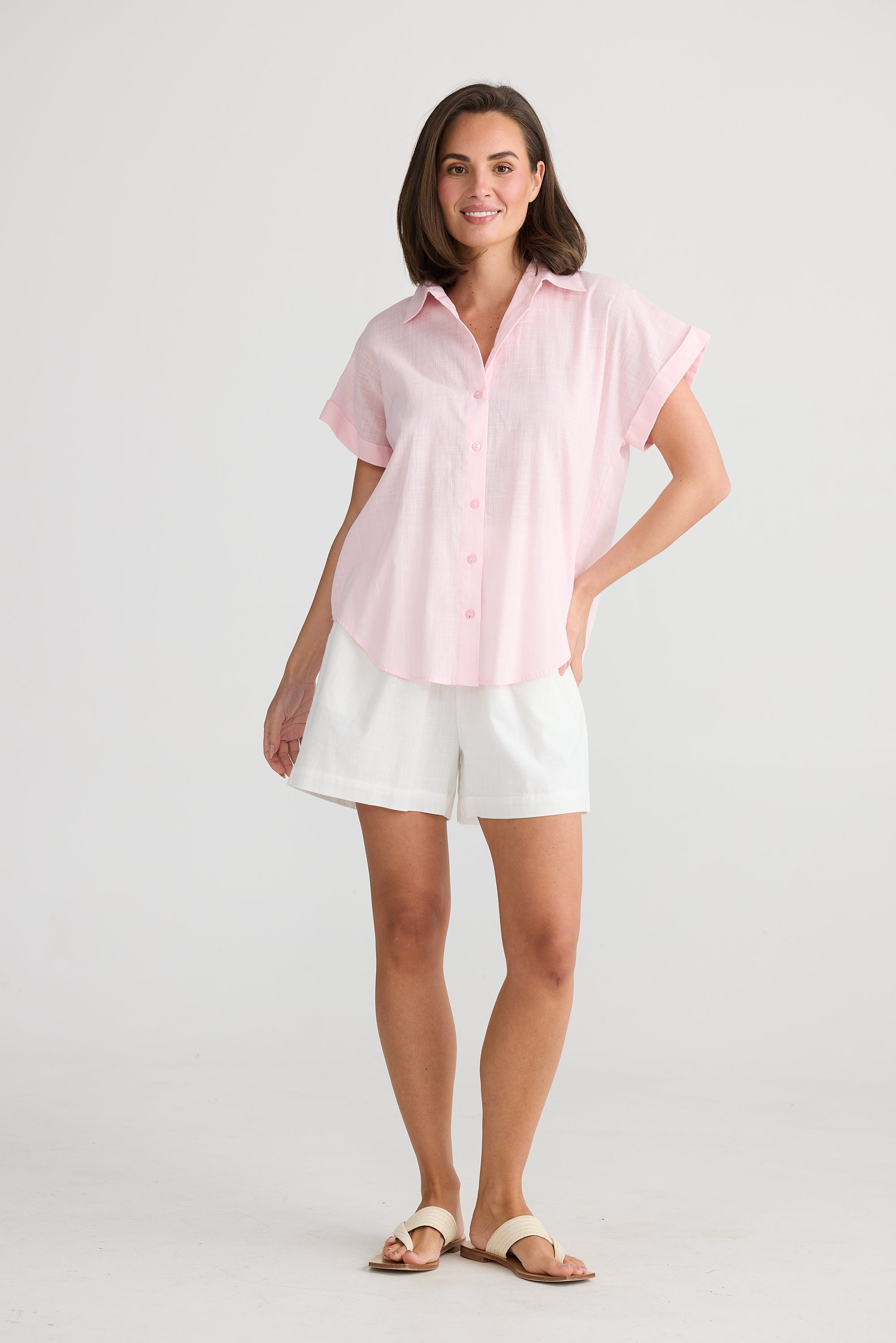 Tide Shirt - Pink-Tops-Holiday-The Bay Room