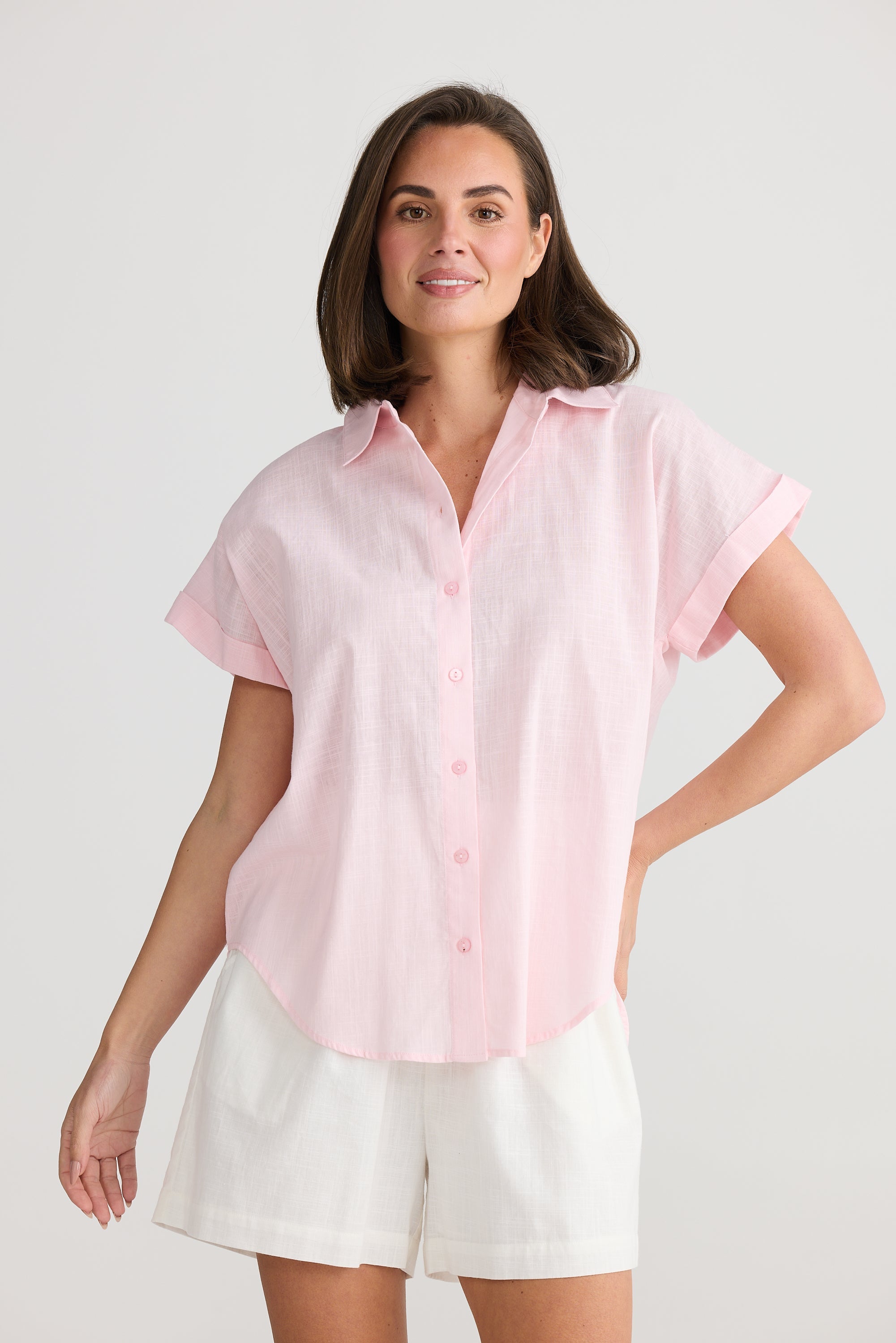 Tide Shirt - Pink-Tops-Holiday-The Bay Room