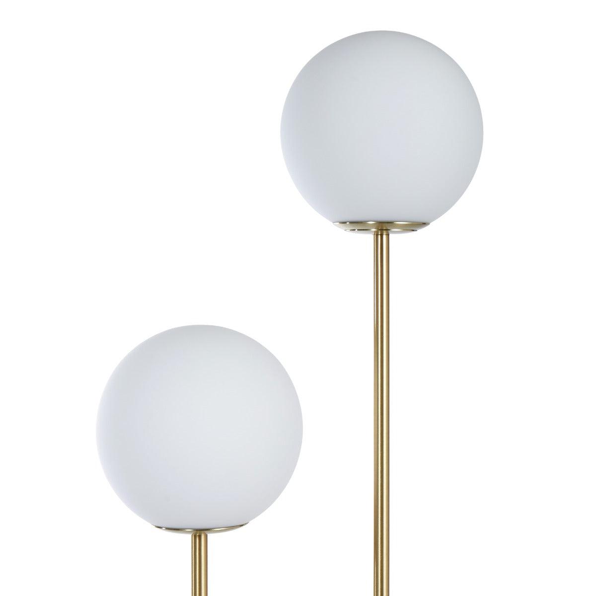 Tivoli Floor Lamp 150cm White & Gold-Lighting-Amalfi-The Bay Room