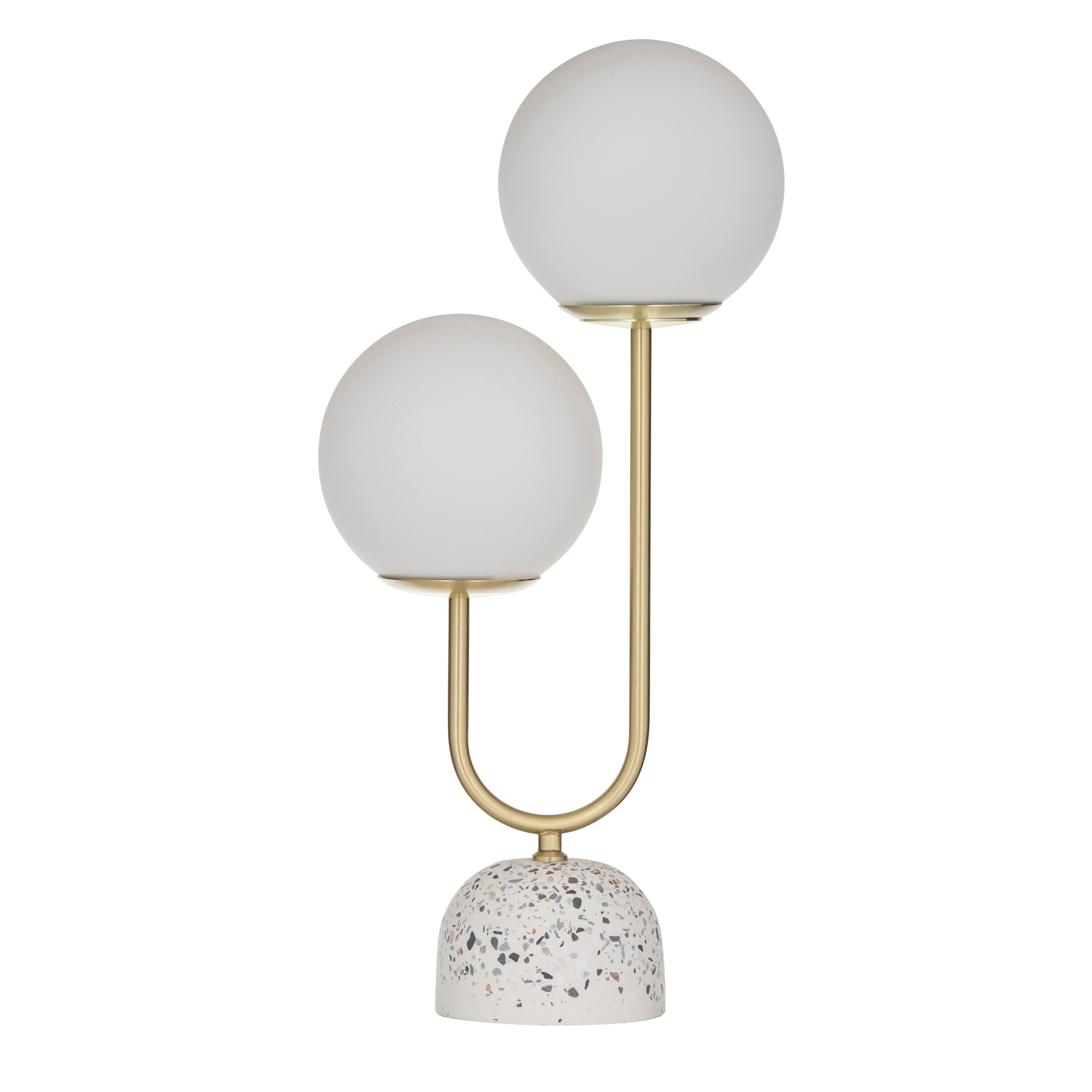 Tivoli Table Lamp 52cm White & Gold-Lighting-Amalfi-The Bay Room