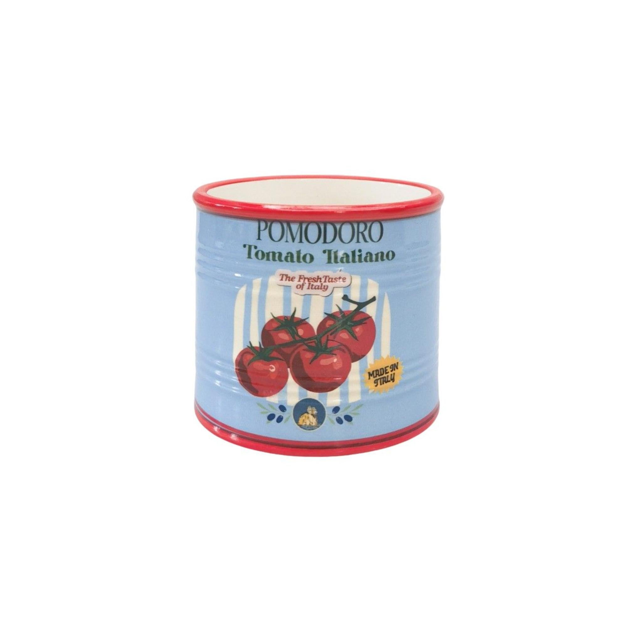 Tomato Italiano Can Planter Blue 10cm-Pots, Planters & Vases-Urban Products-The Bay Room